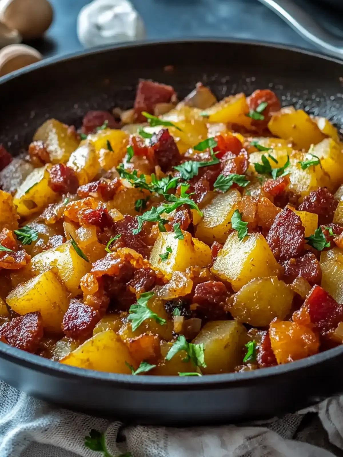 Andalusische Kartoffelpfanne mit Chorizo