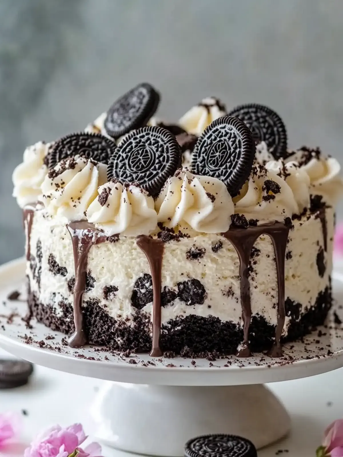 Oreo Keks Poke Kuchen