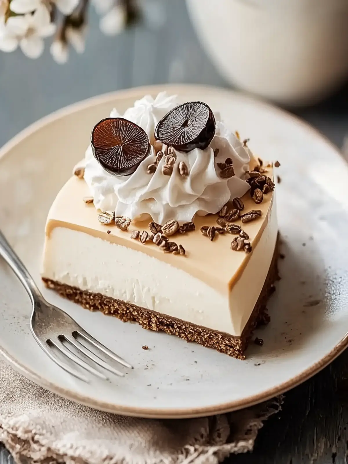 Dekadenter Kaffee-Käsekuchen