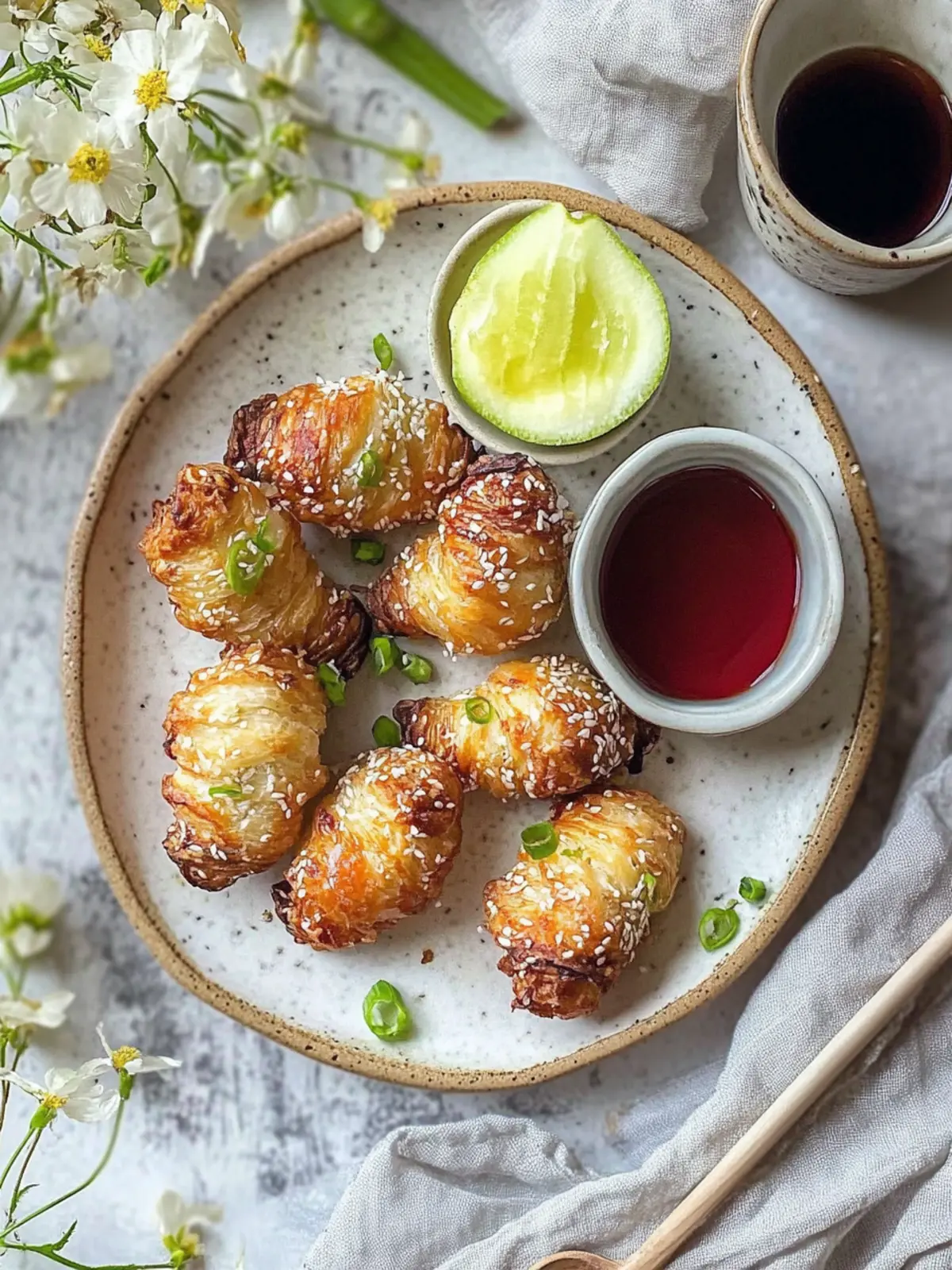 Luftfritteuse Frühlingsrollen