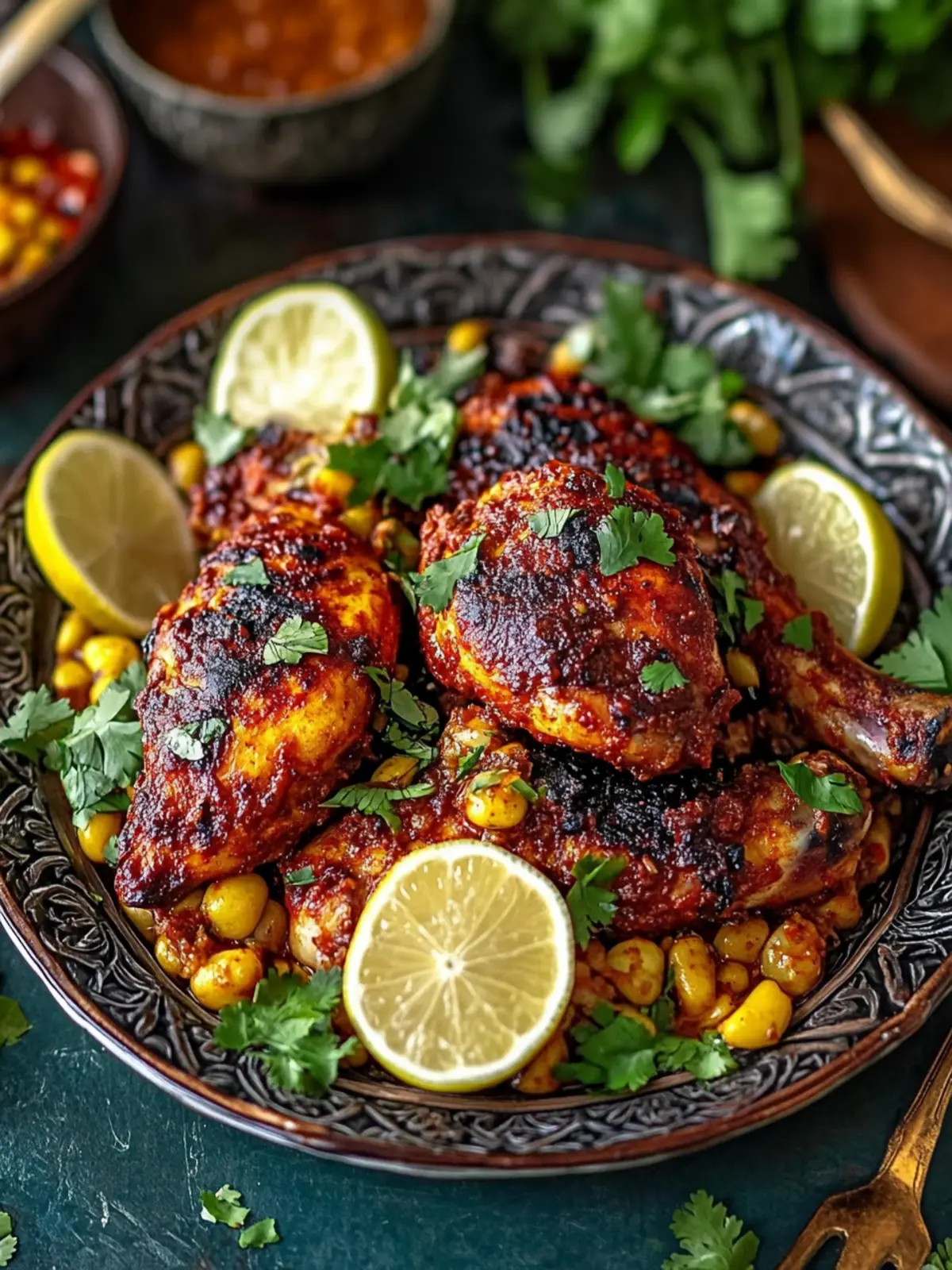 Unwiderstehliches marokkanisches Harissa-Hühnchen