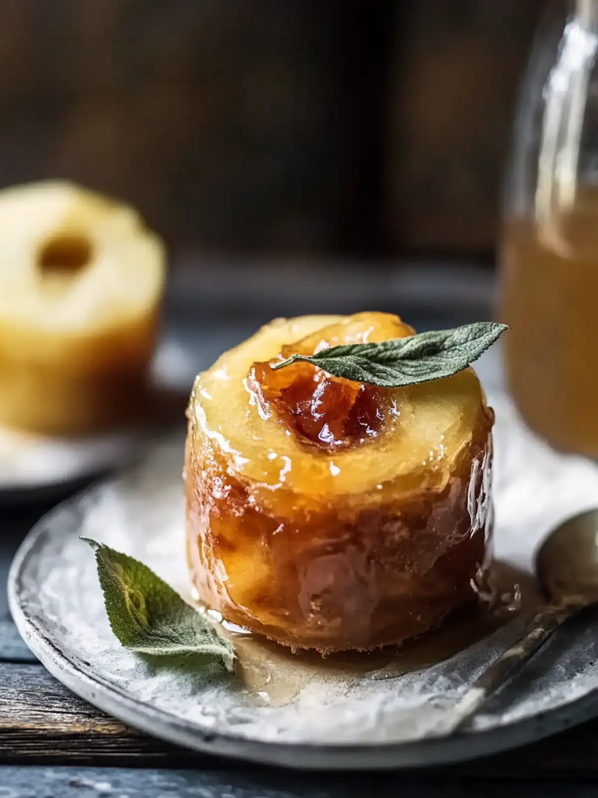 Weiche und klebrige Apfelwein-Zimt-Schnecken