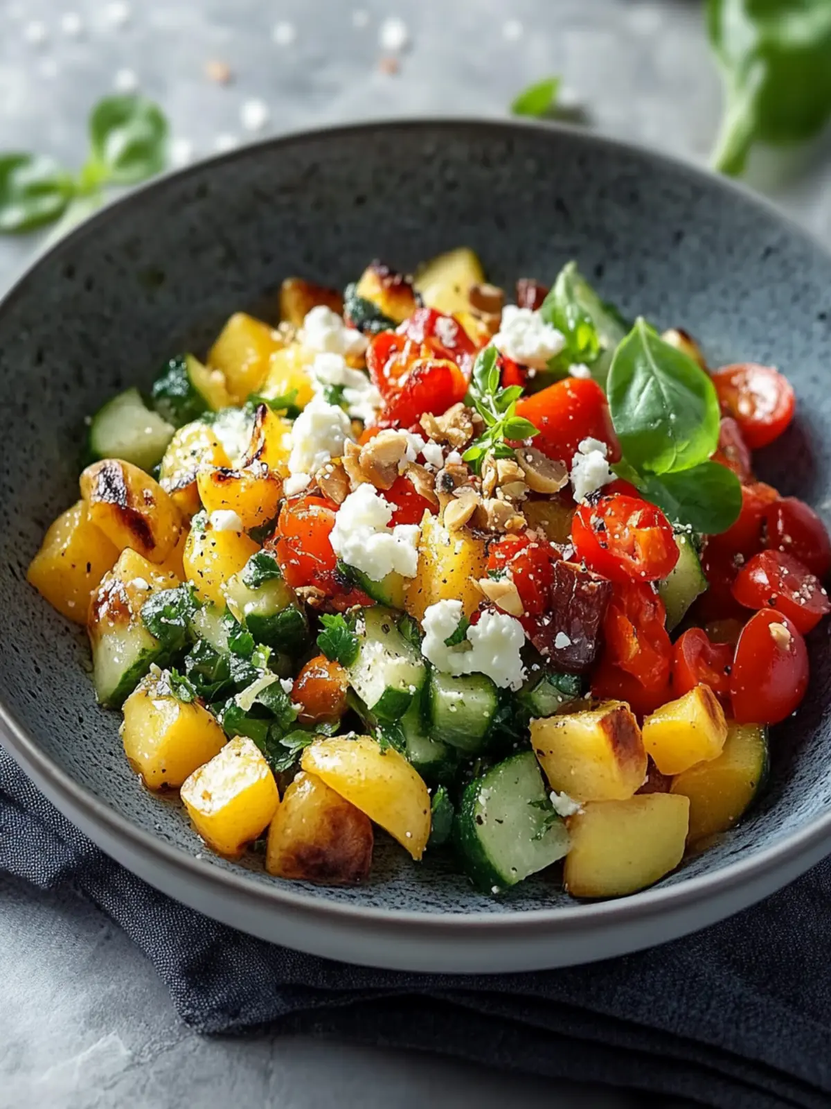 Gesunde vegetarische Kartoffelgerichte