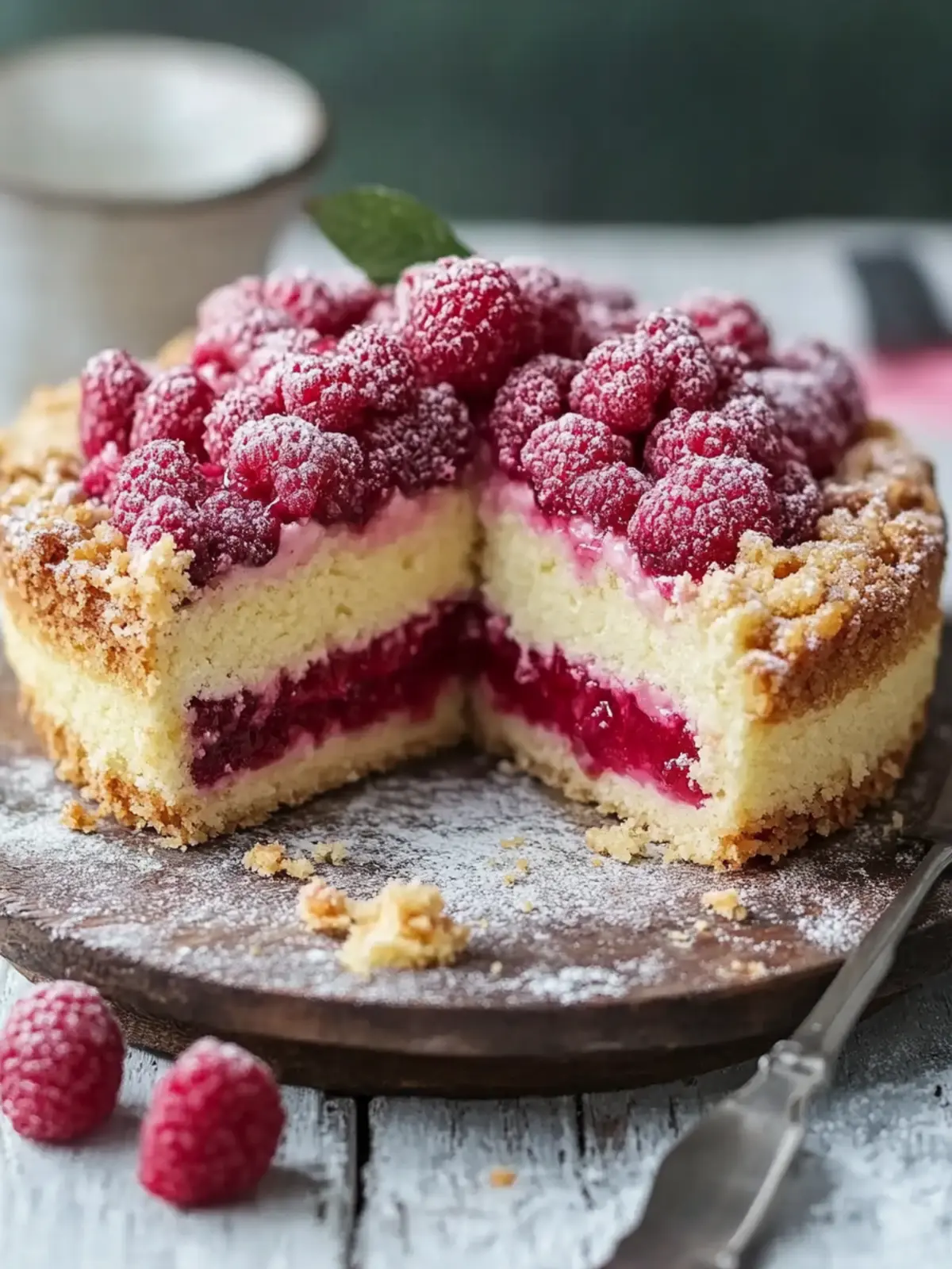 Himbeerstreuselkuchen