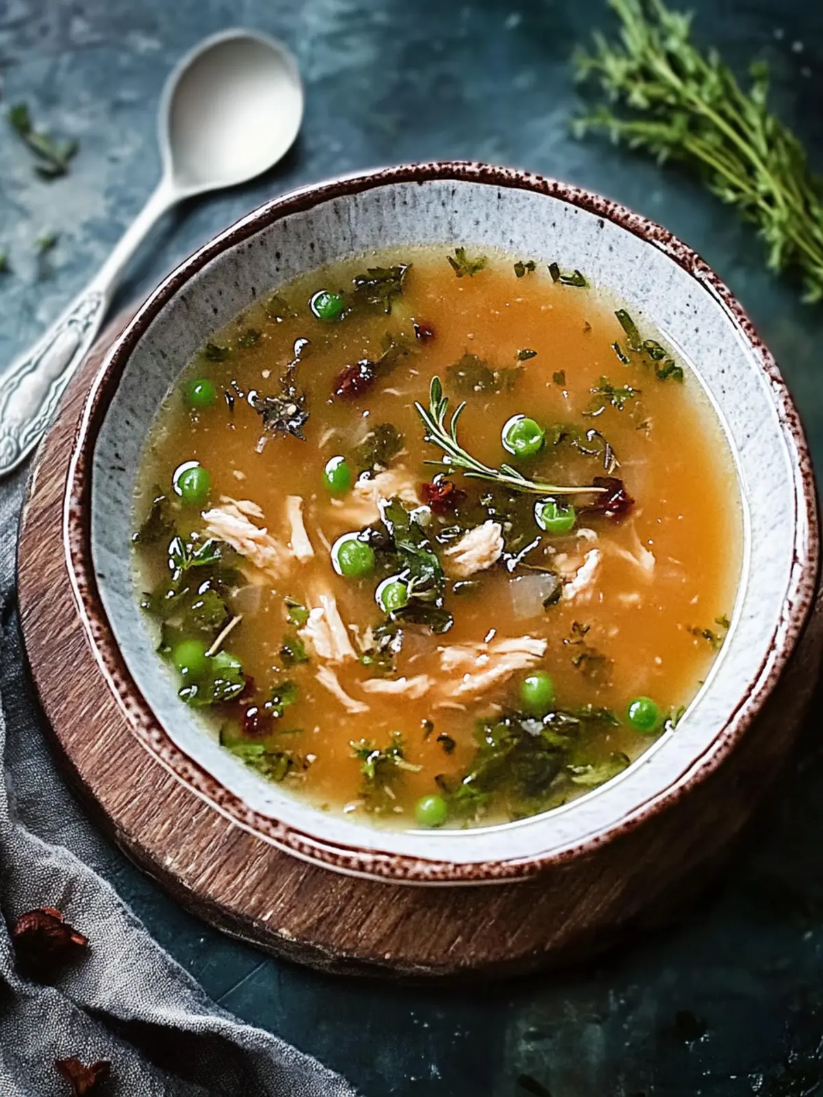 Instant Pot Scharfe und Saure Hühnersuppe