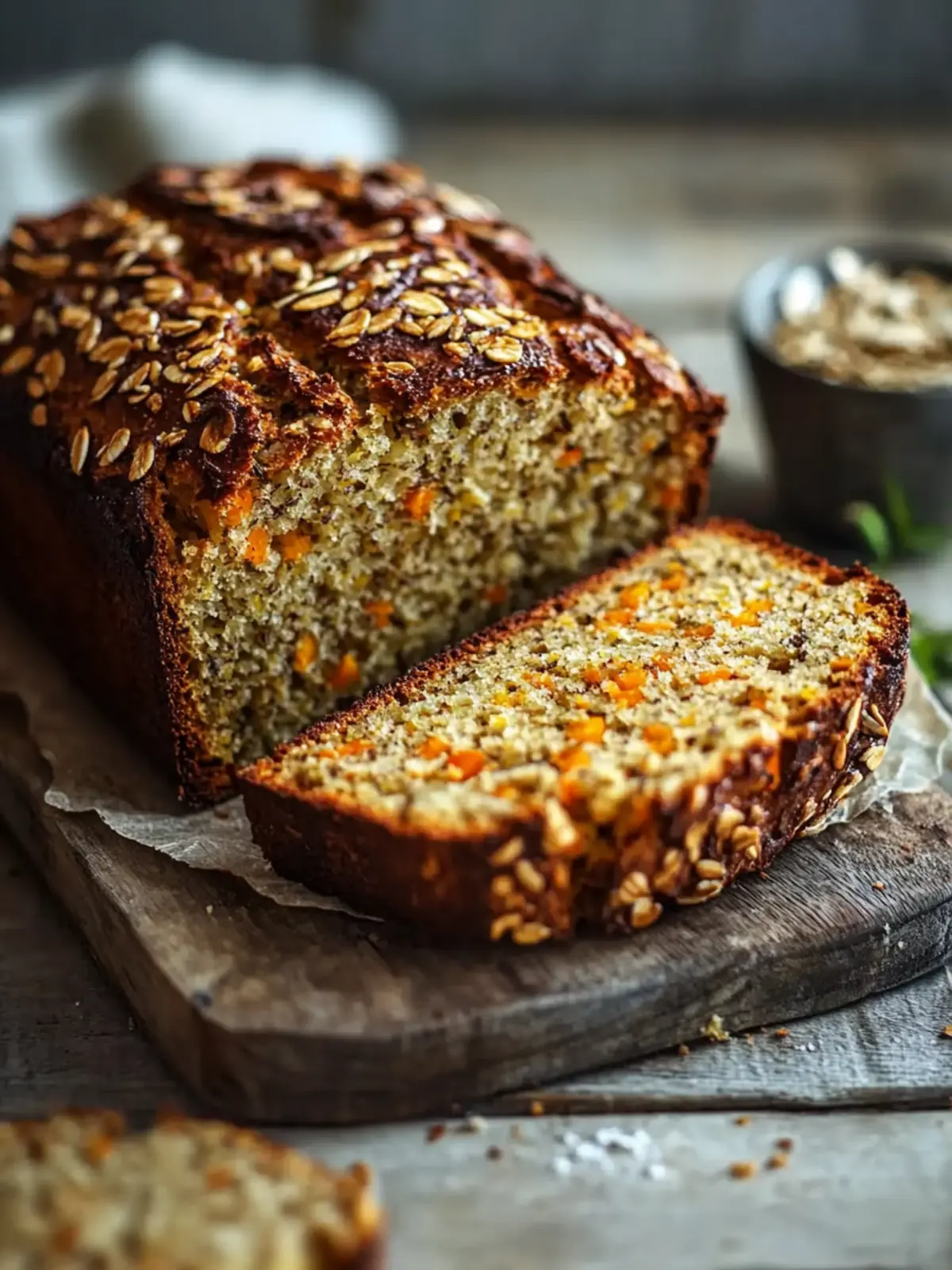 Dinkeljoghurtbrot mit Karotten – Karottenbrot