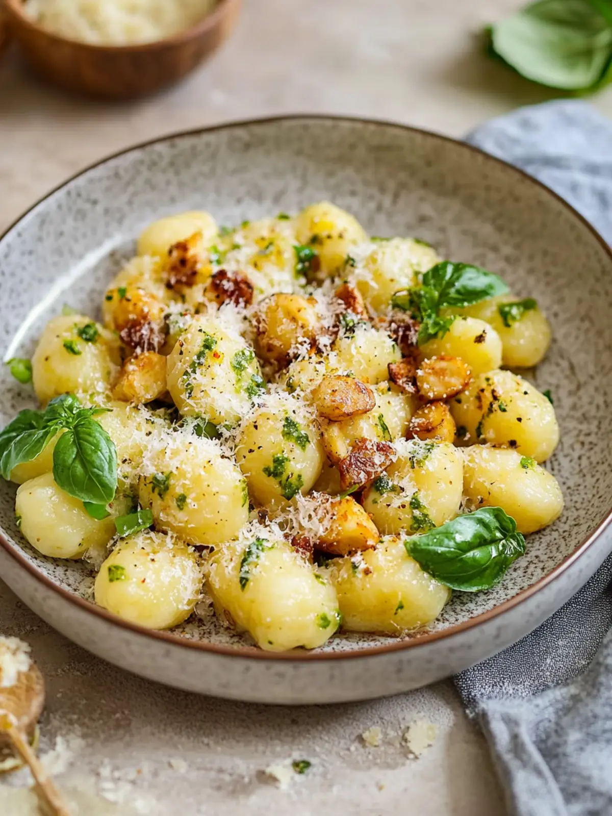Rosenkohl Gnocchi Pfanne