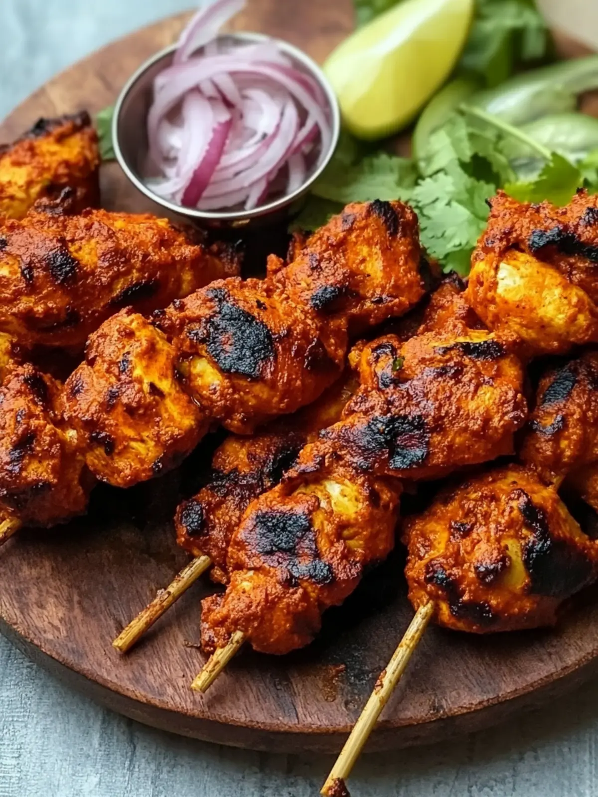 Tandoori-Hähnchenschenkel