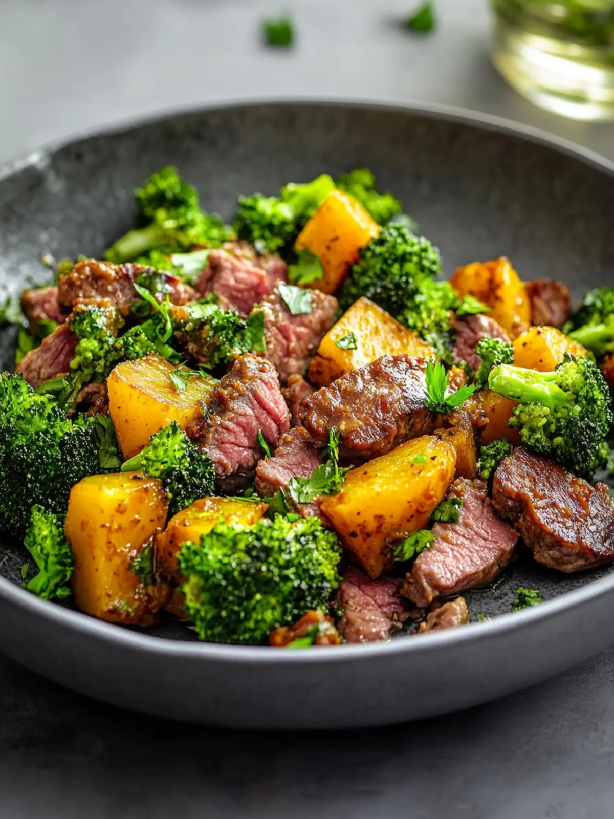 Rinderhackfleisch Süßkartoffel Brokkoli