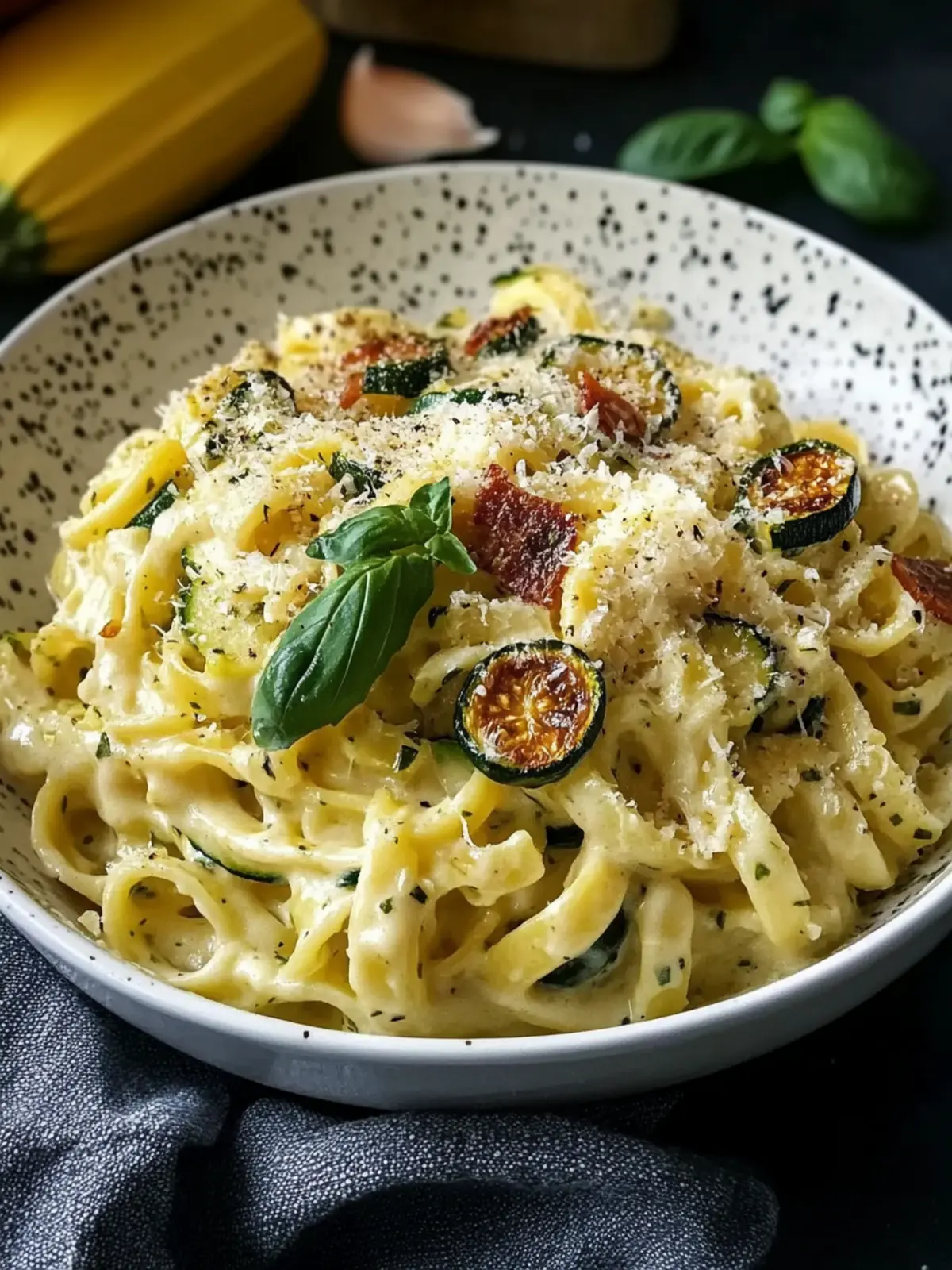 Zucchini Carbonara