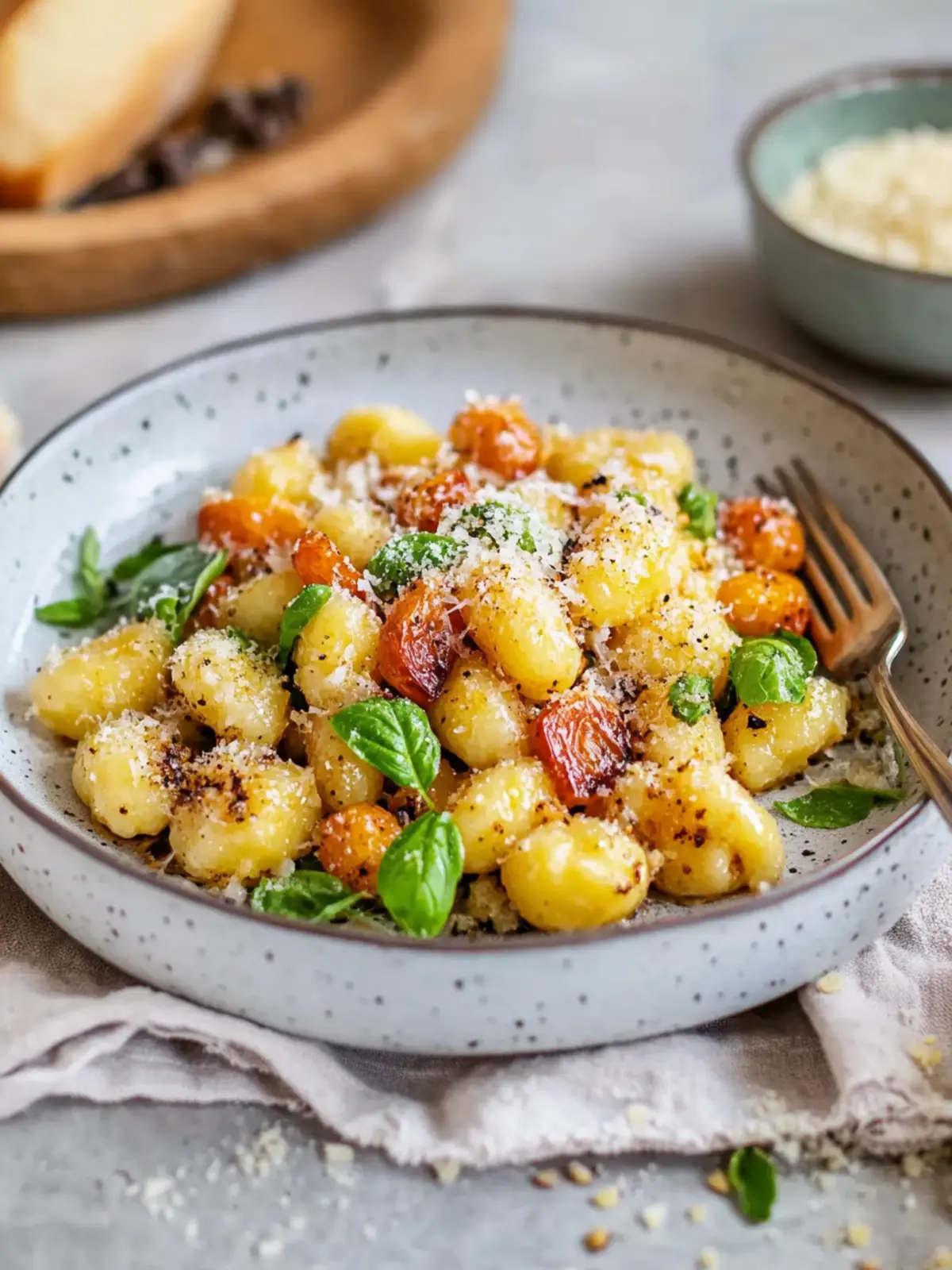 Rosenkohl Gnocchi Pfanne