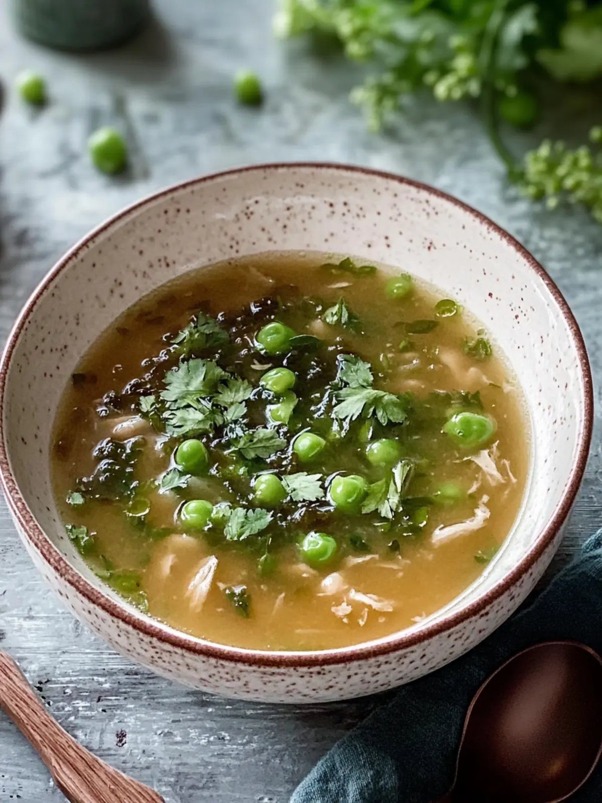 Instant Pot Scharfe und Saure Hühnersuppe