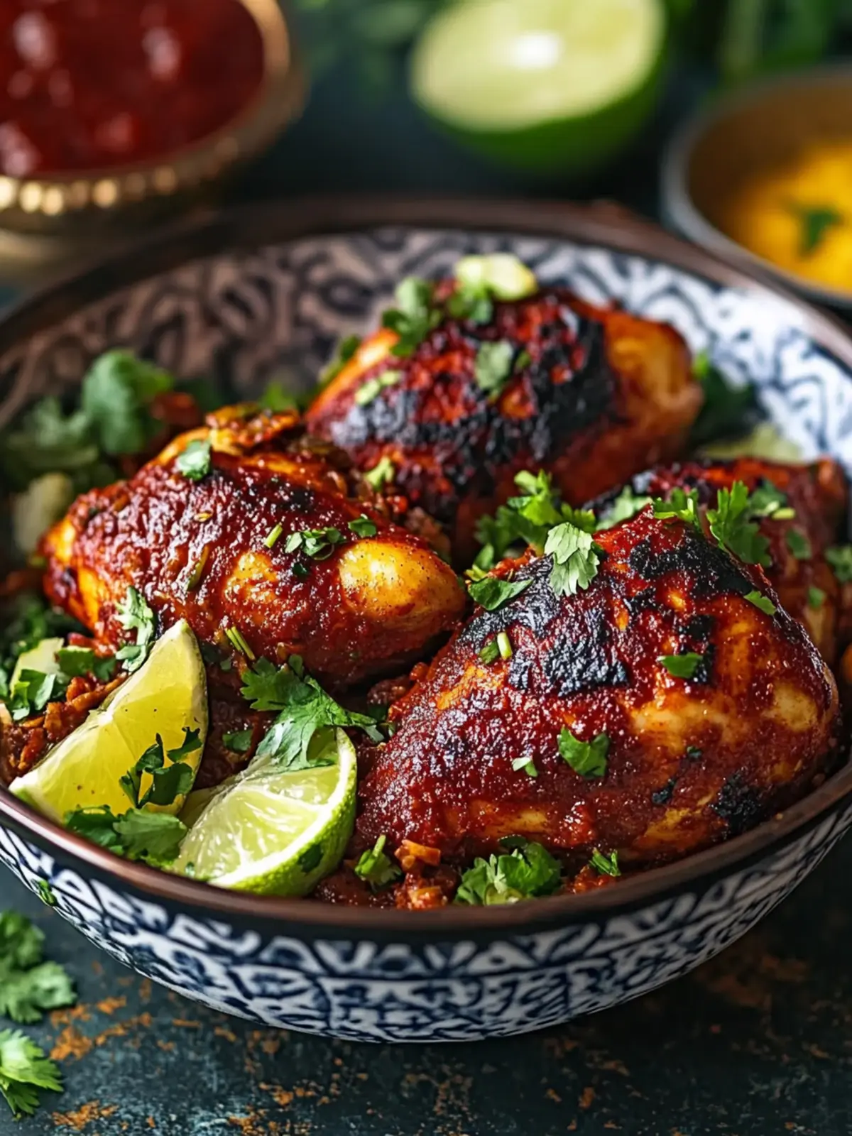 Unwiderstehliches marokkanisches Harissa-Hühnchen