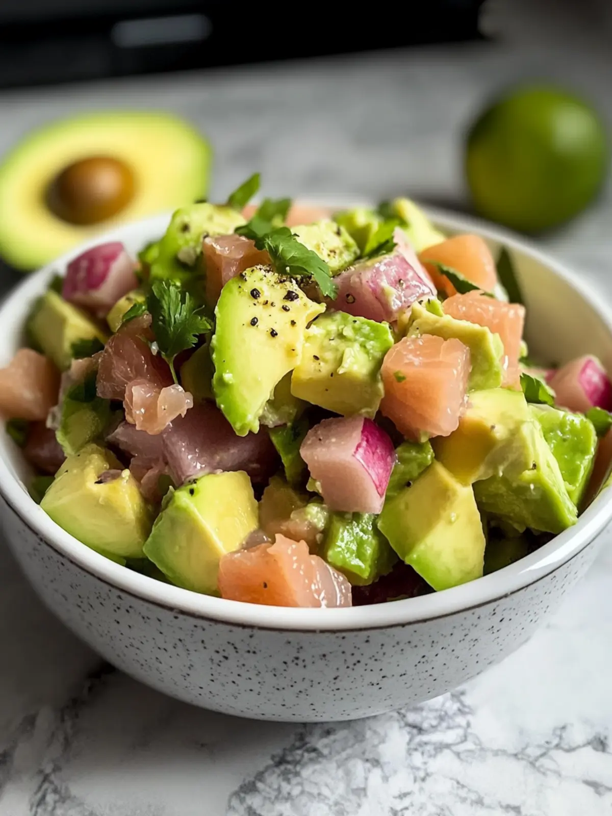 Köstlicher Thunfisch-Avocado-Salat
