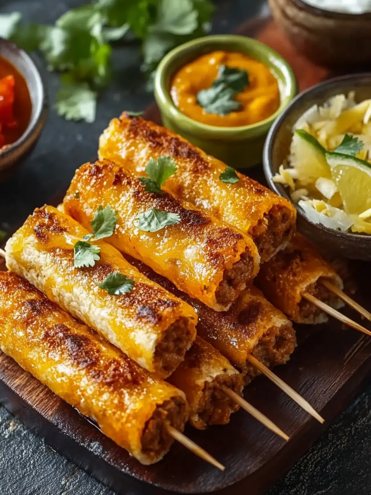 Käsige Taco-Stäbchen