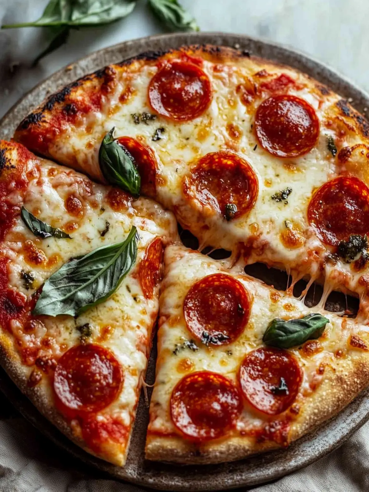 Pizza Gegrillter Käse