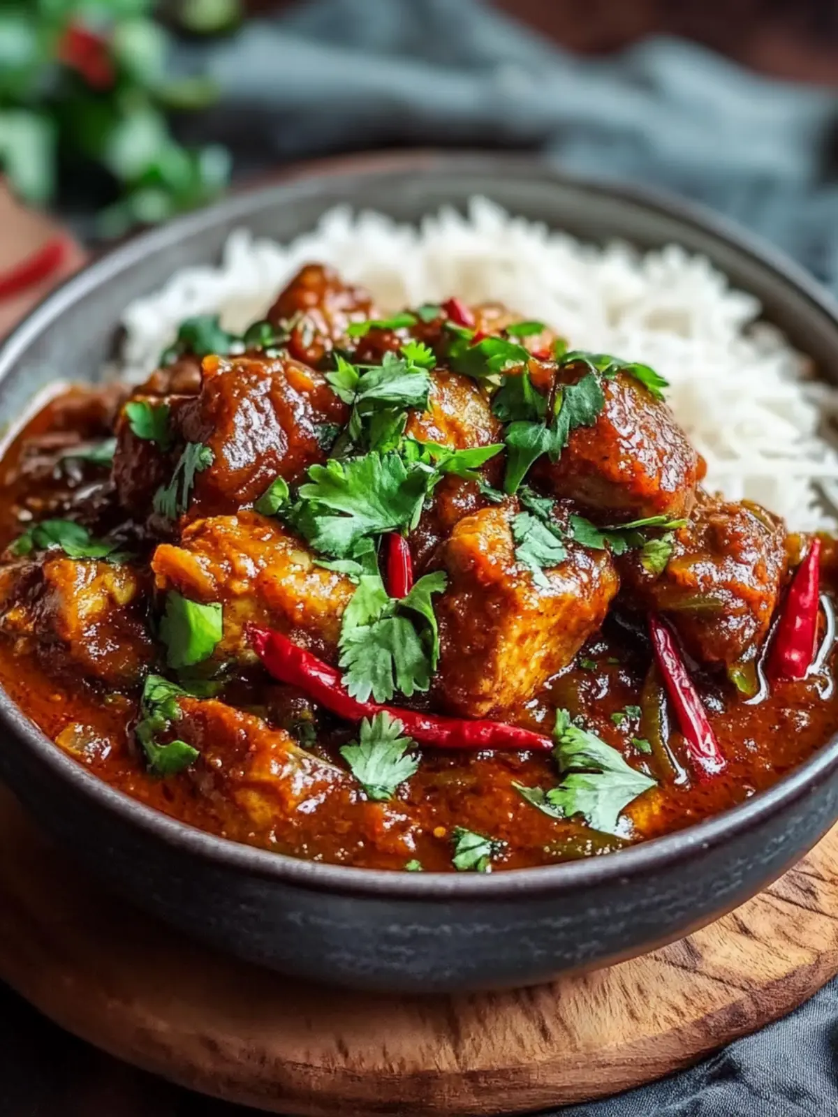 Vindaloo Scharfe Curry