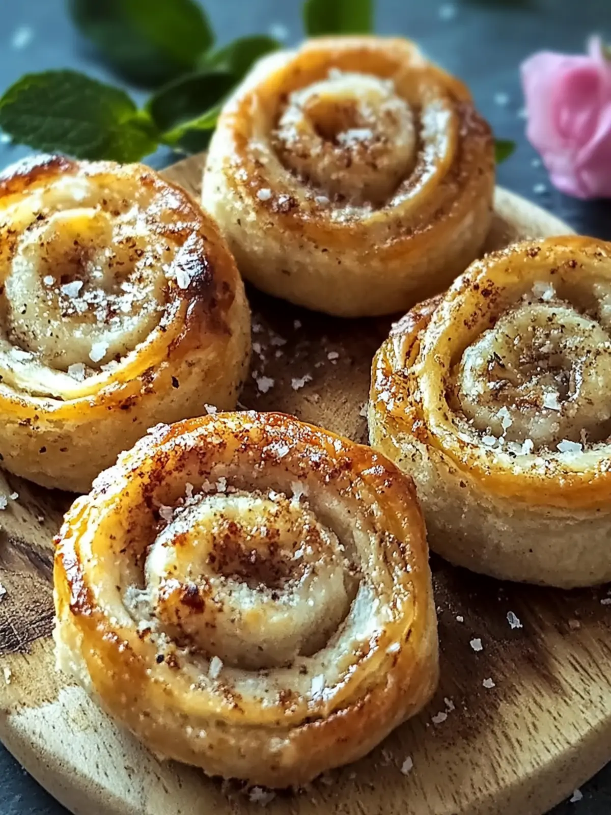 Herzhafte Schinken- und Käse-Pinwheels