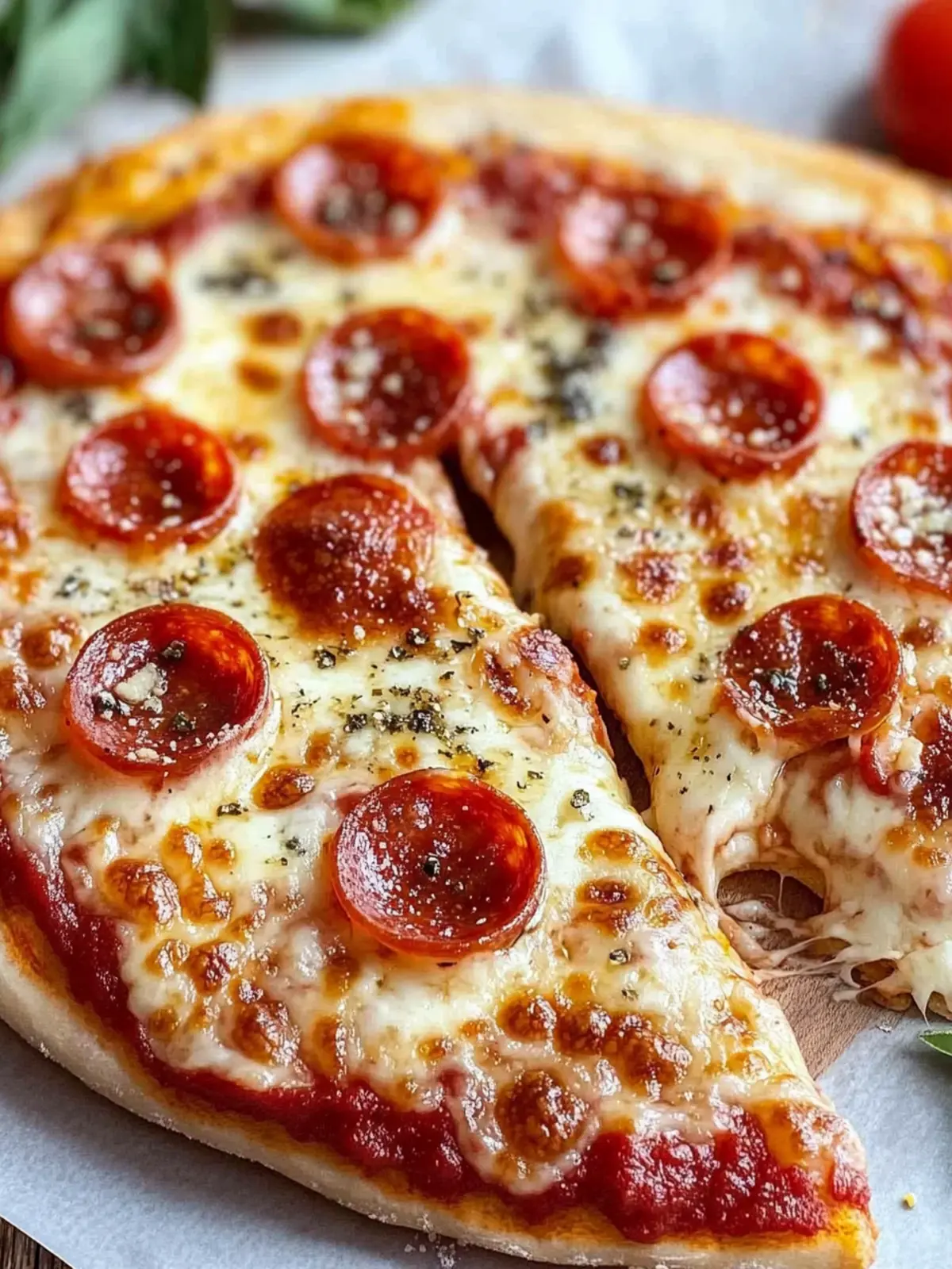 Pizza Gegrillter Käse