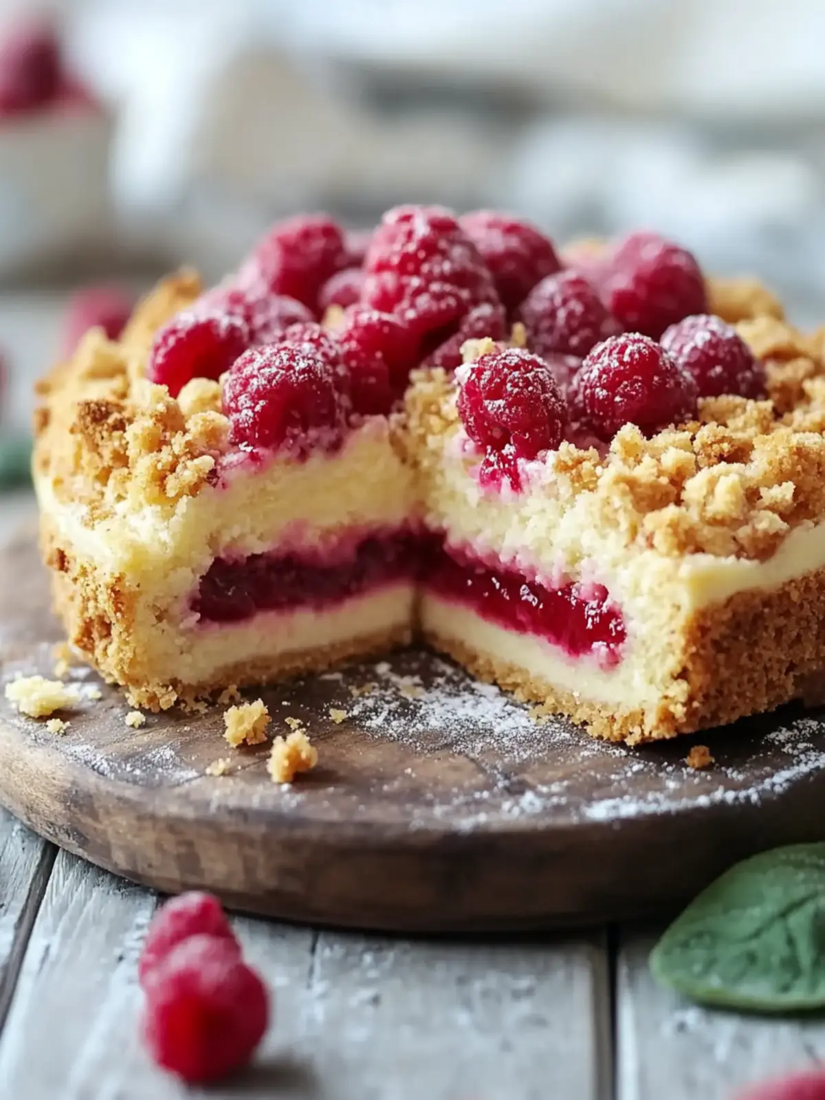 Himbeerstreuselkuchen
