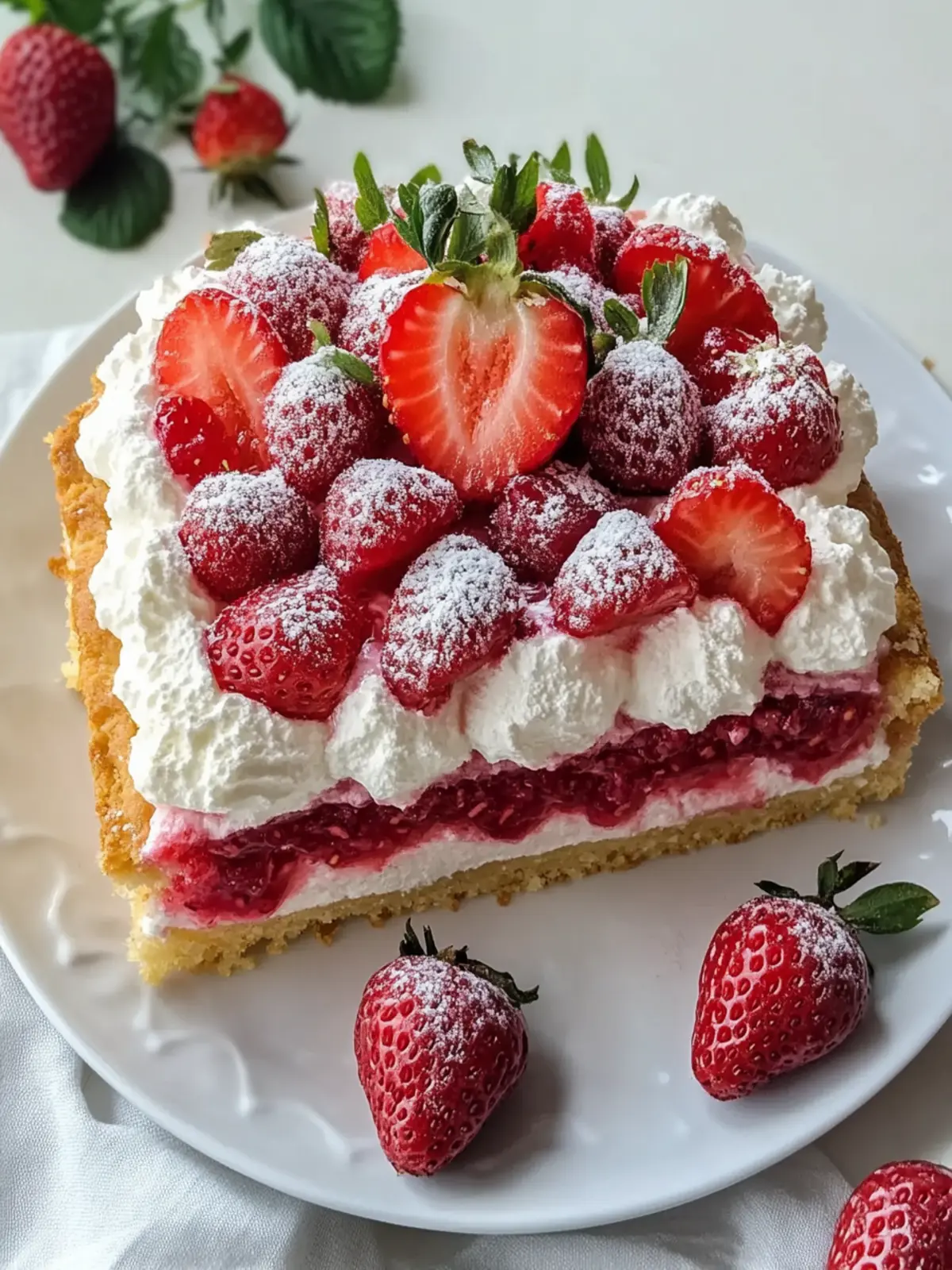 Erdbeerkuchen