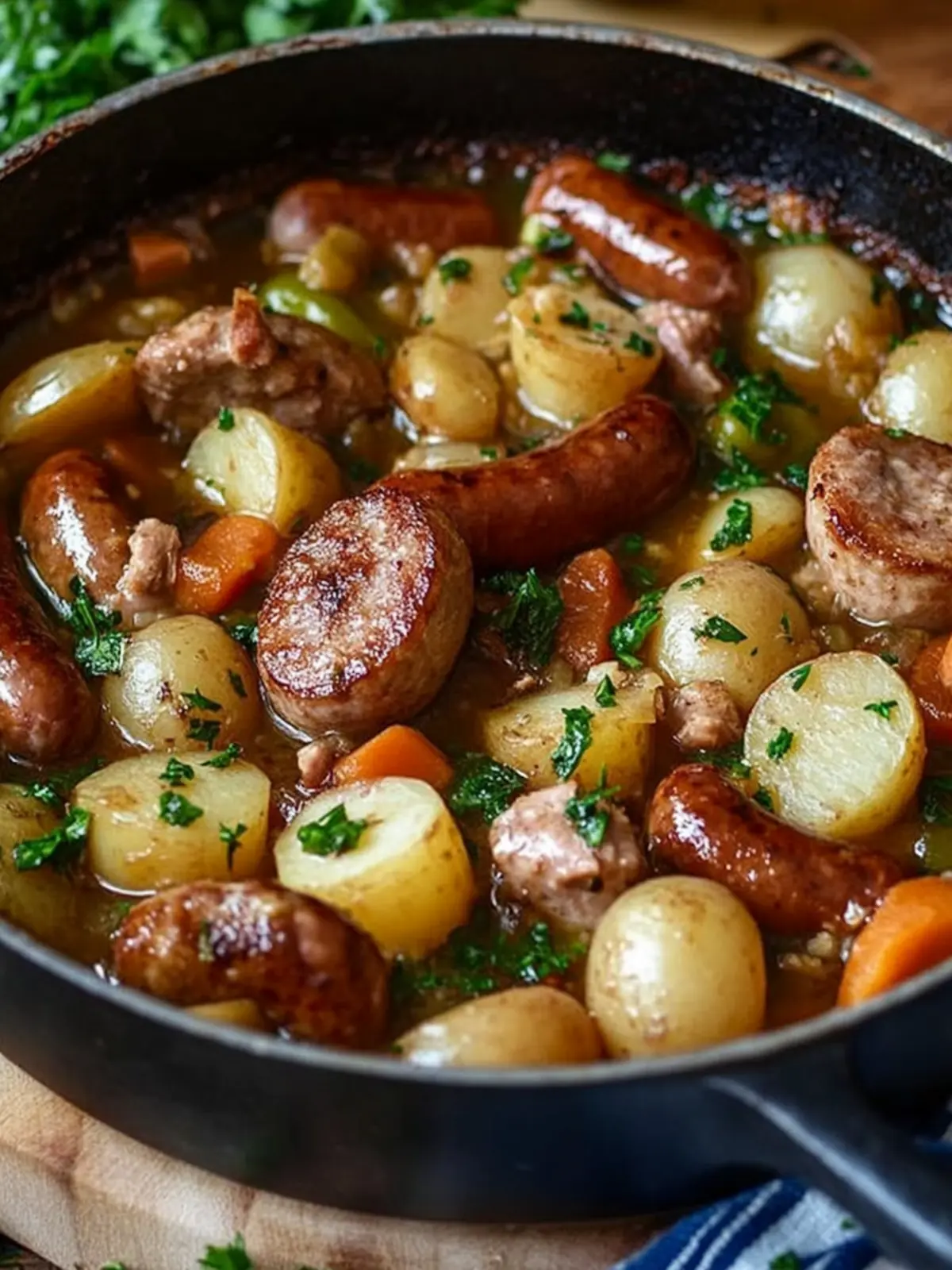 Dublin Coddle Rezept | Traditioneller irischer Würstchen- und Kartoffeleintopf