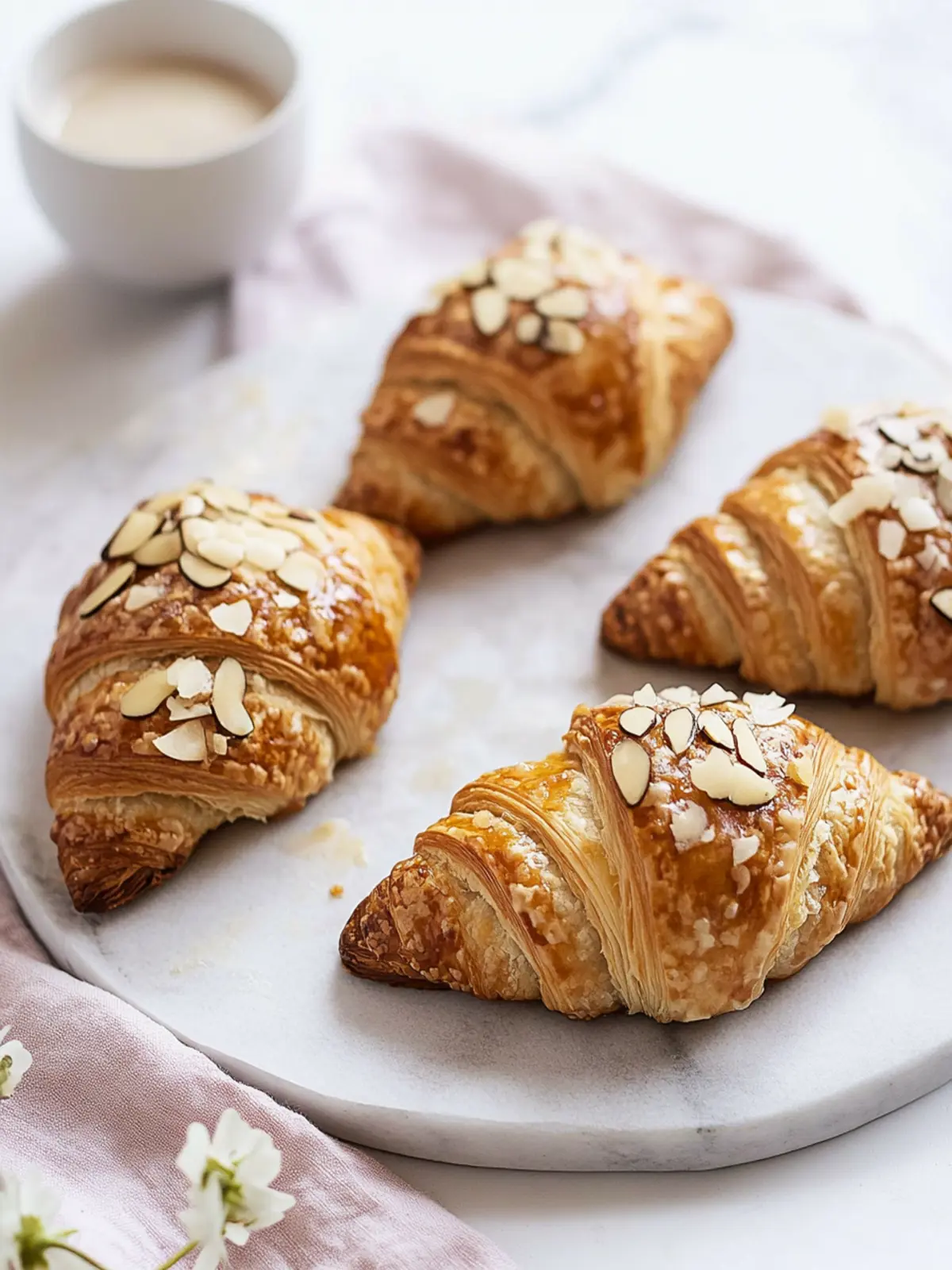 Earl Grey Mandelcroissants