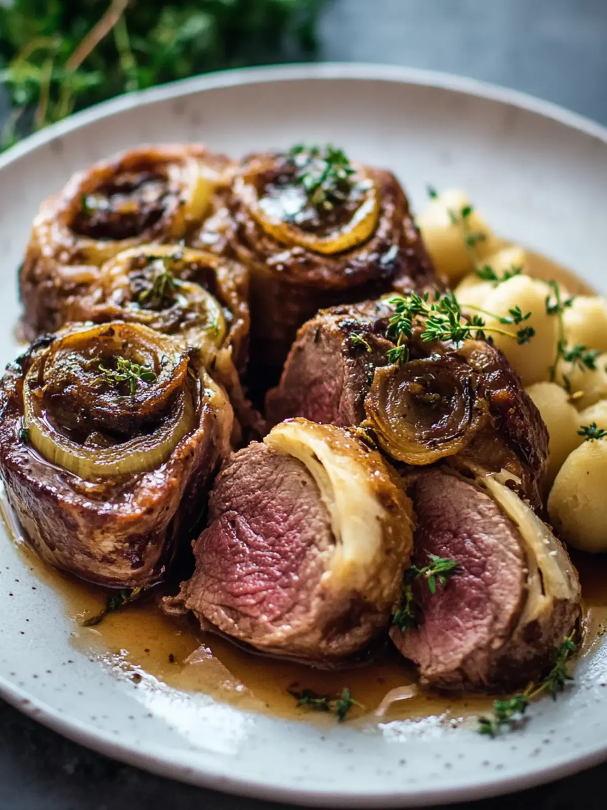 Rinderrouladen im Ofen