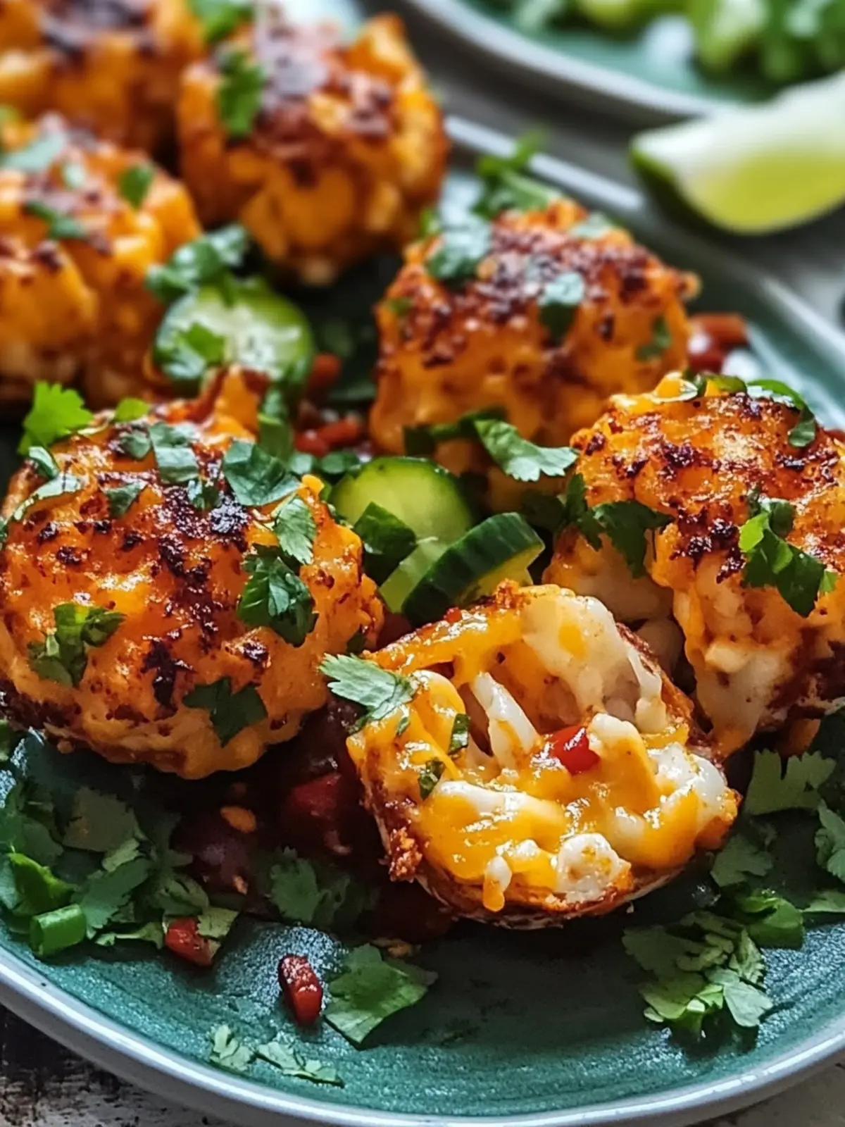 Chili-Käsebällchen Low Carb