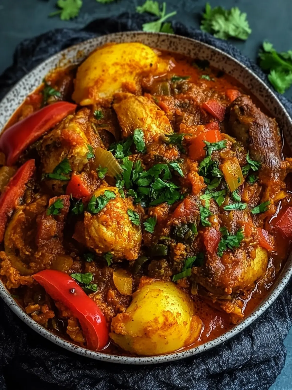 Nigerian Hähnchen-Eintopf