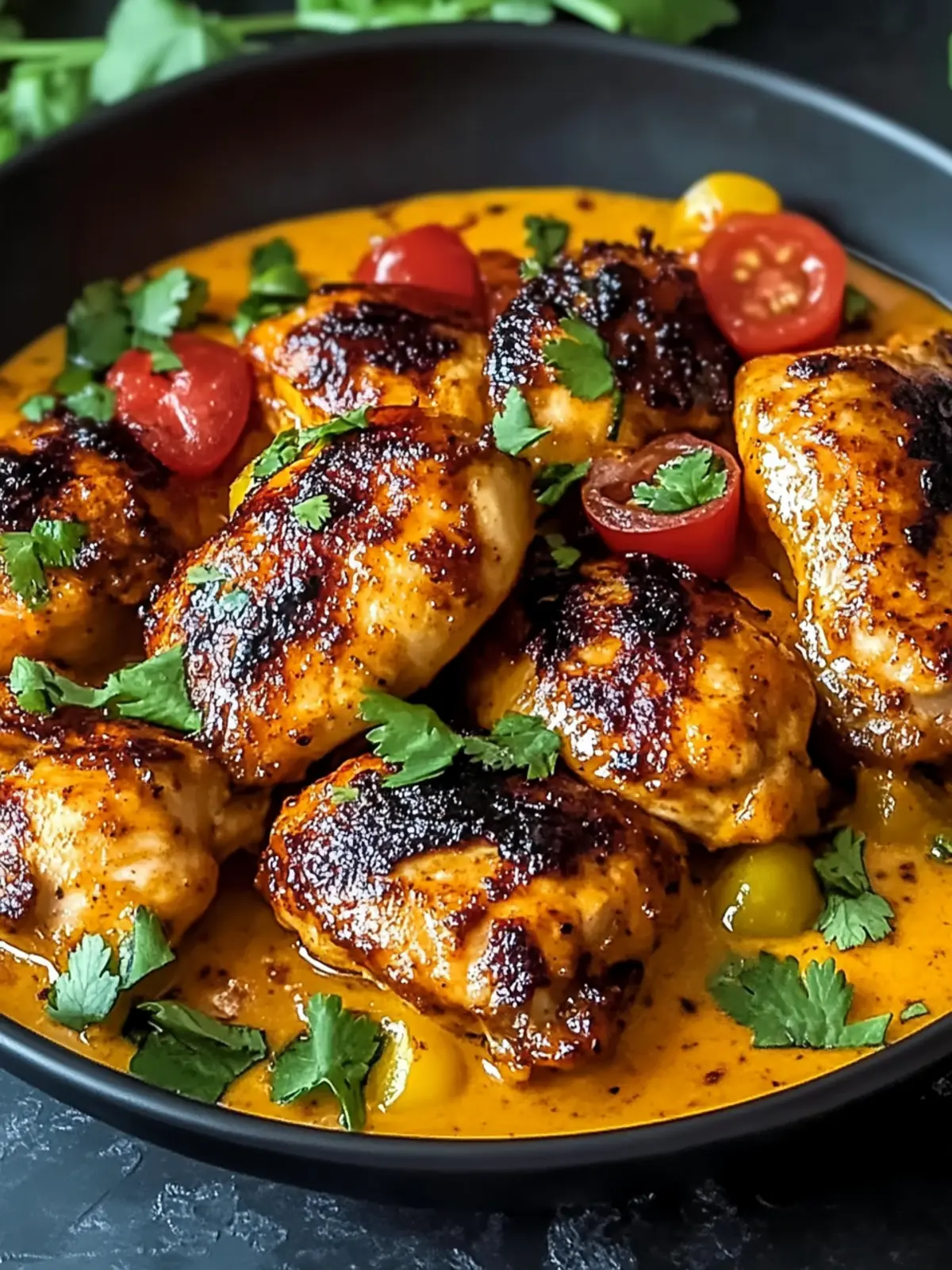 Würzig Süßes Hühnchen Diablo
