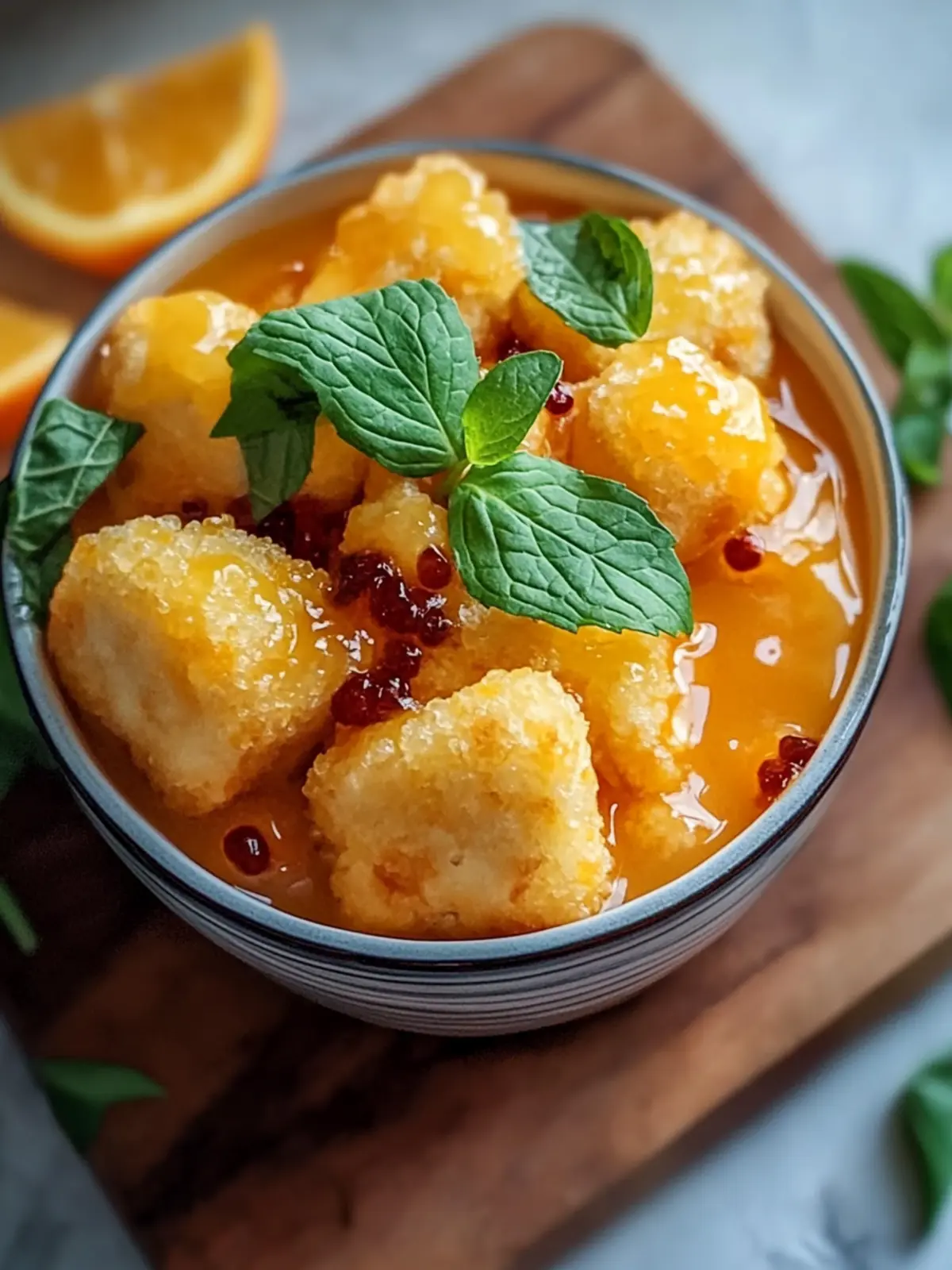 Leckeres Veganes Orangen-Hühnchen