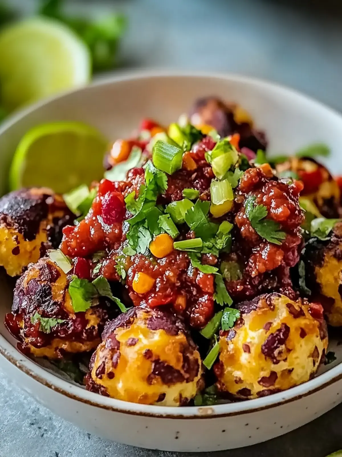 Chili-Käsebällchen Low Carb