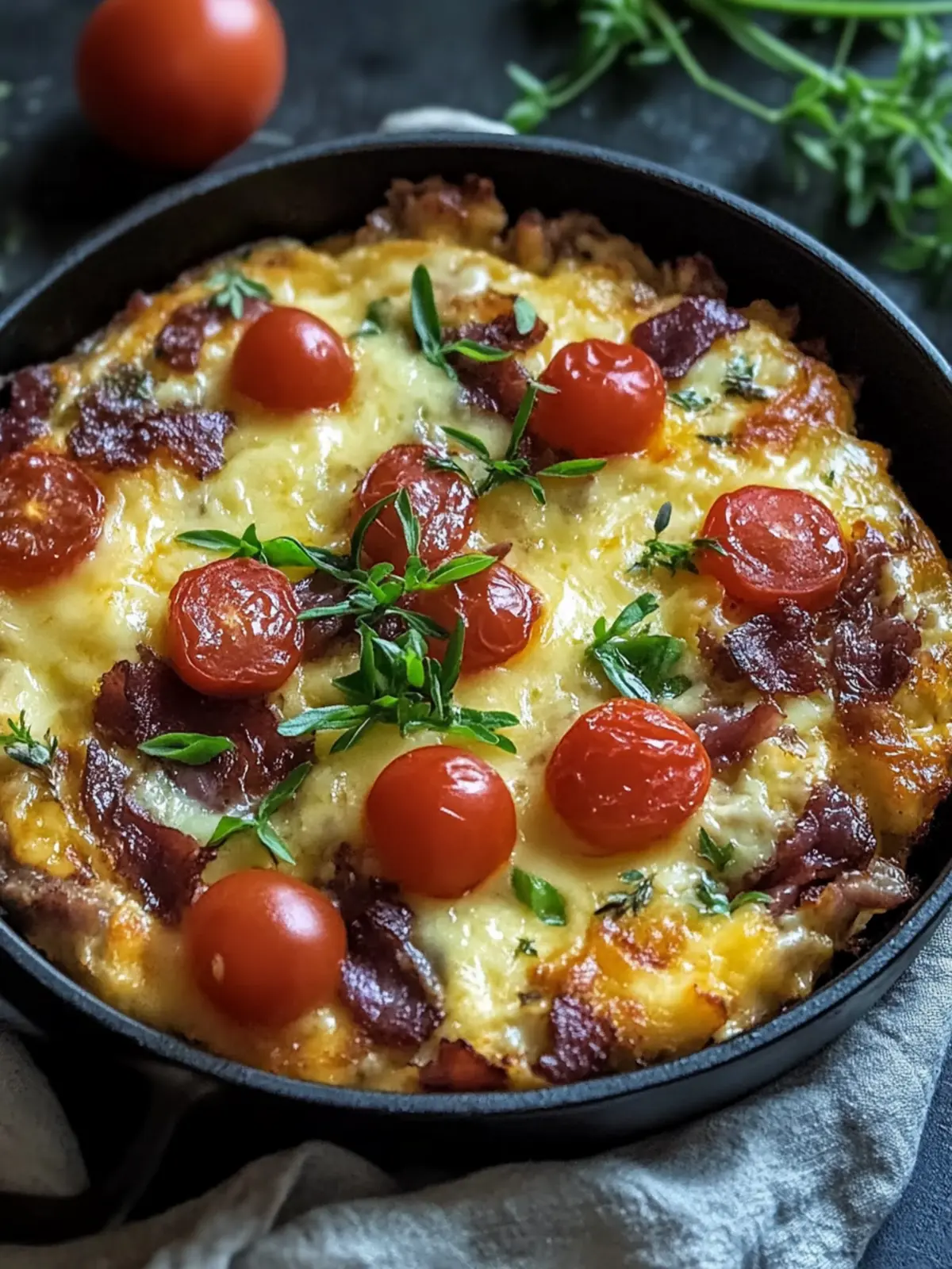 Gemütlicher One-Pot Käse-Rindfleisch und Reis Pfanne