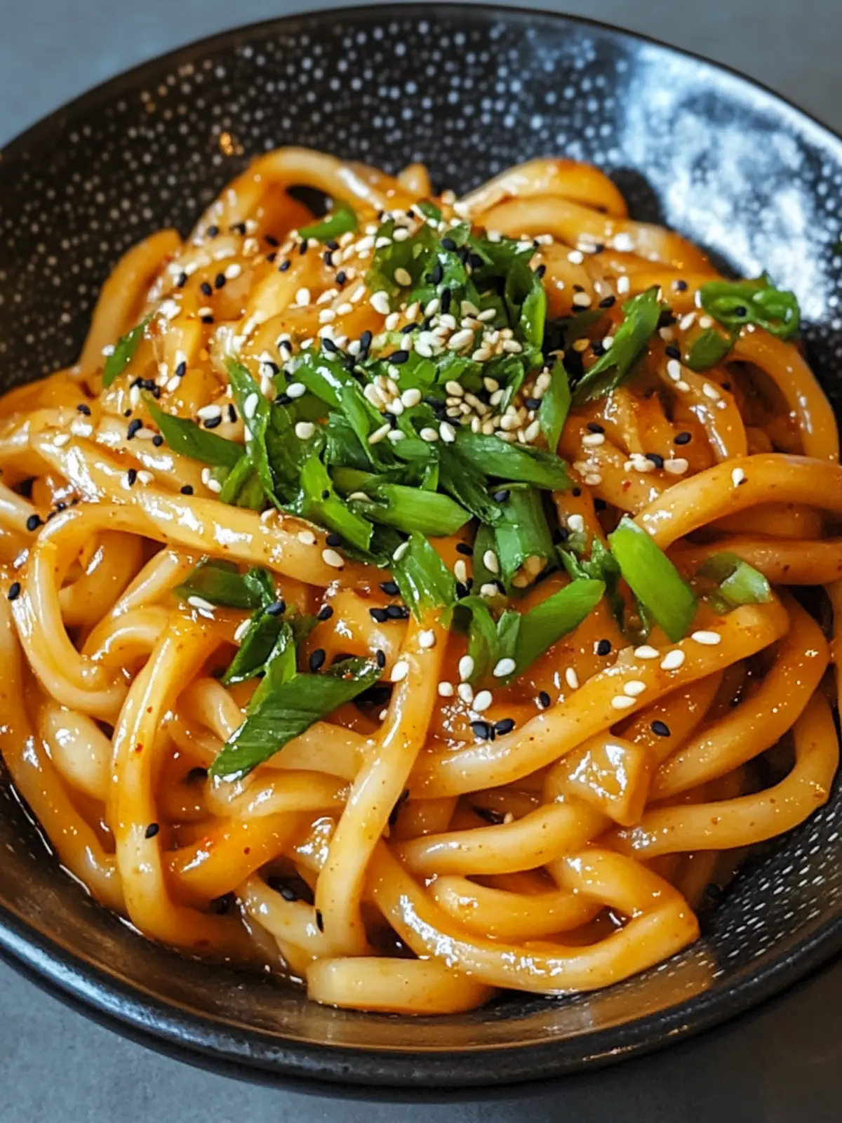 Cremige Gochujang-Pilz-Udon