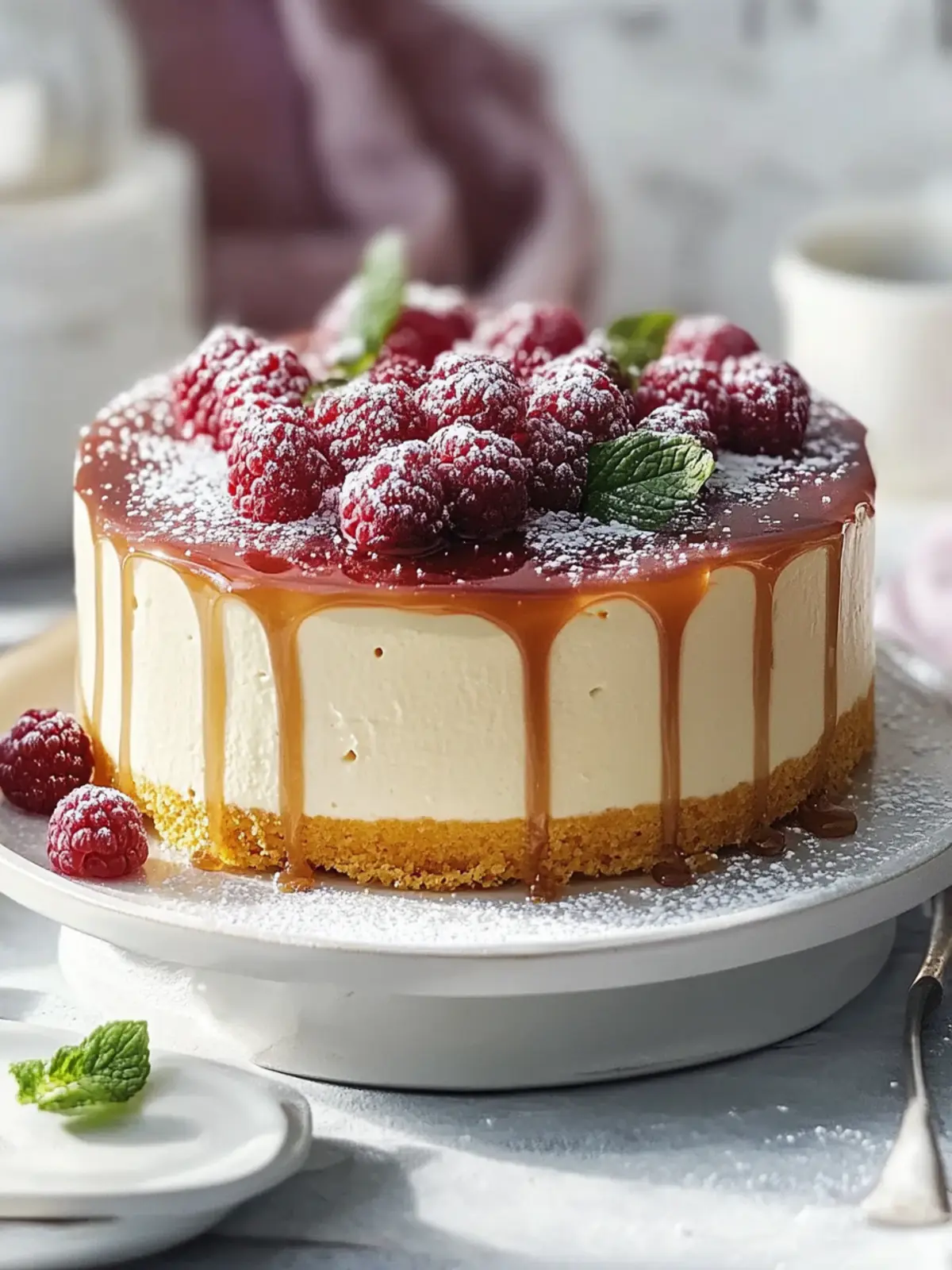 Verführerischer Millionärs-Käsekuchen