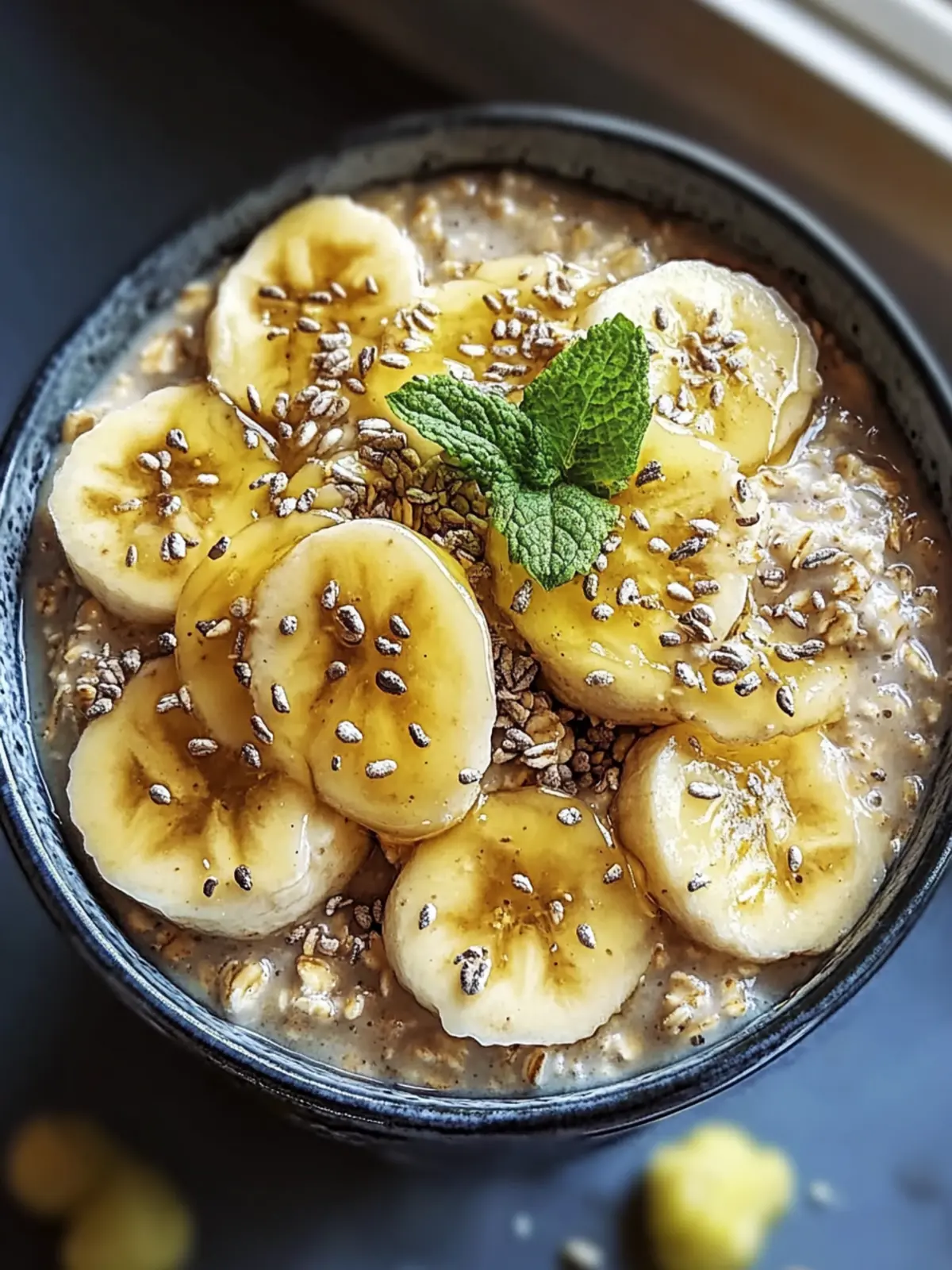 Gesunde vegane Overnight Oats