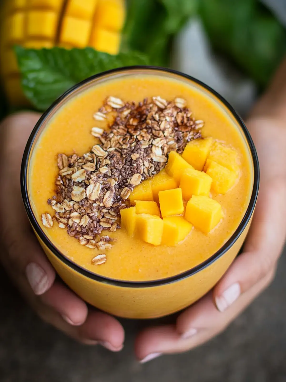Mango-Smoothie-Schüssel