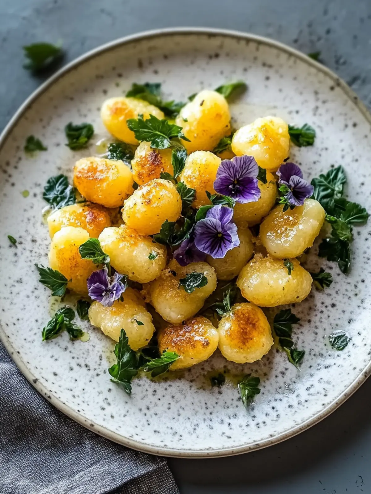 Unwiderstehliche Frittierte Gnocchi mit Karamellisiertem Blumenkohl