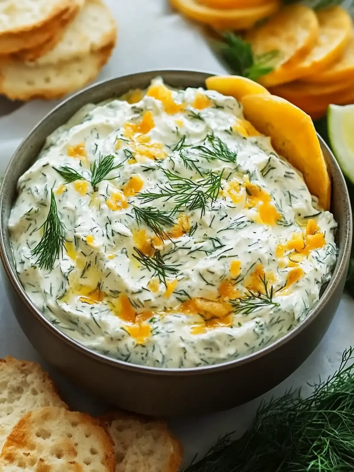 Cremiger Karotten-Dill-Dip
