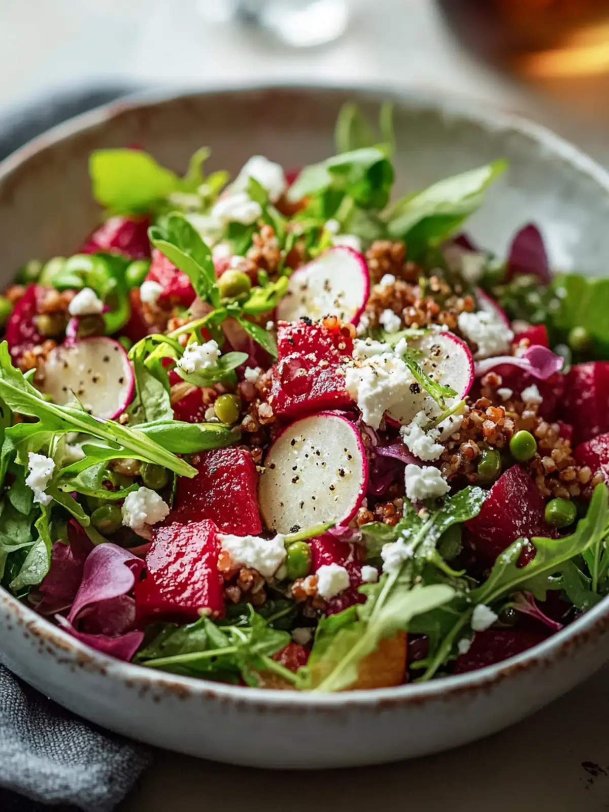 Knackiger Rote Bete Linsen Salat Genuss