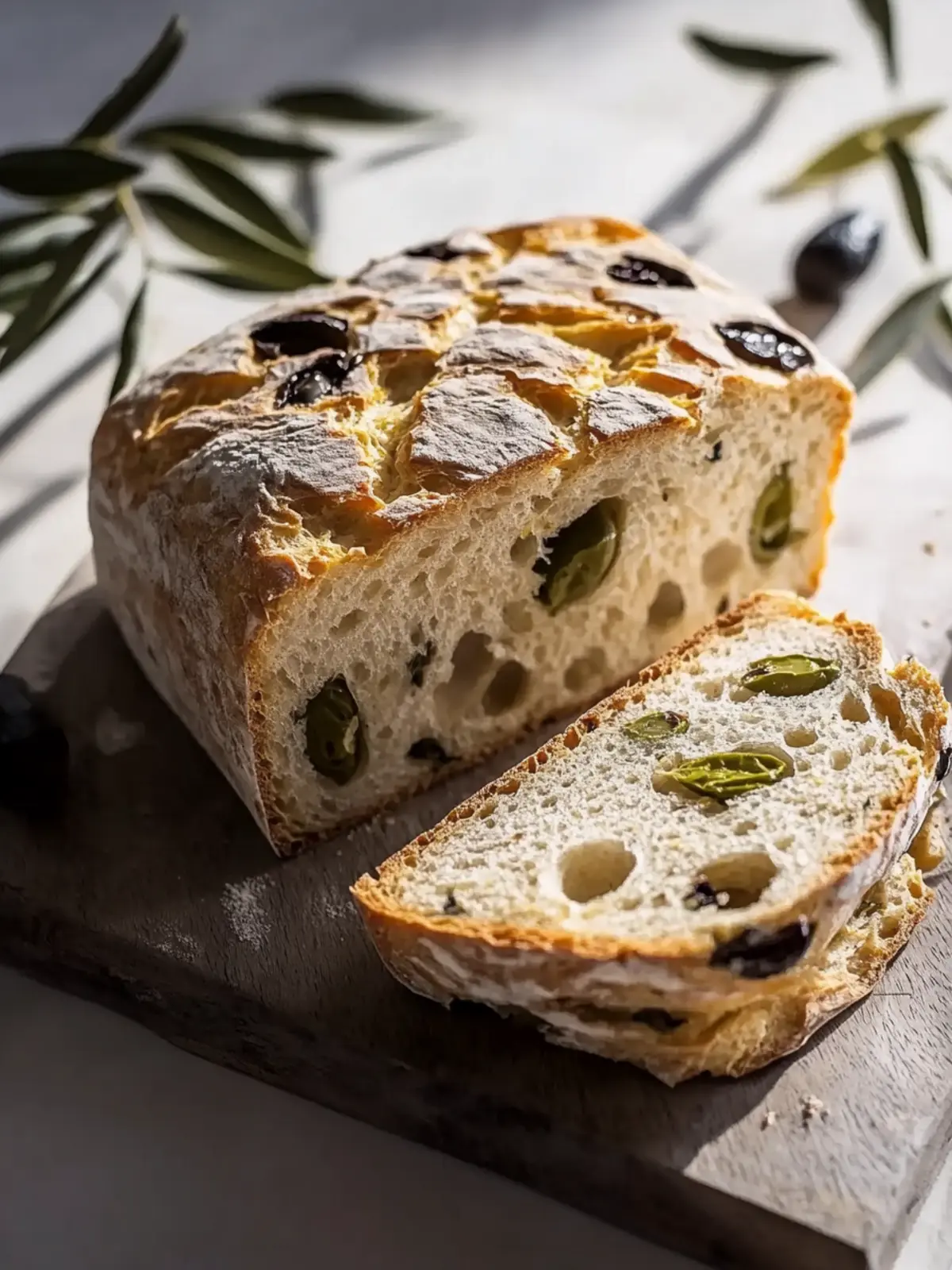 Würziges Olivenbrot