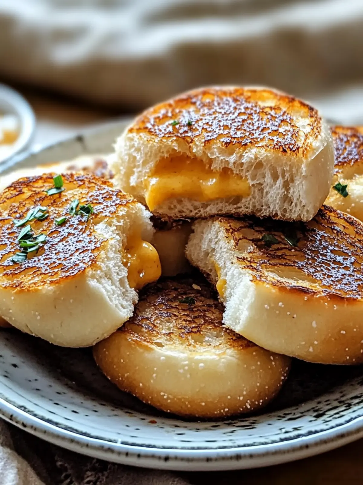 Mini gegrillte Käsedipper