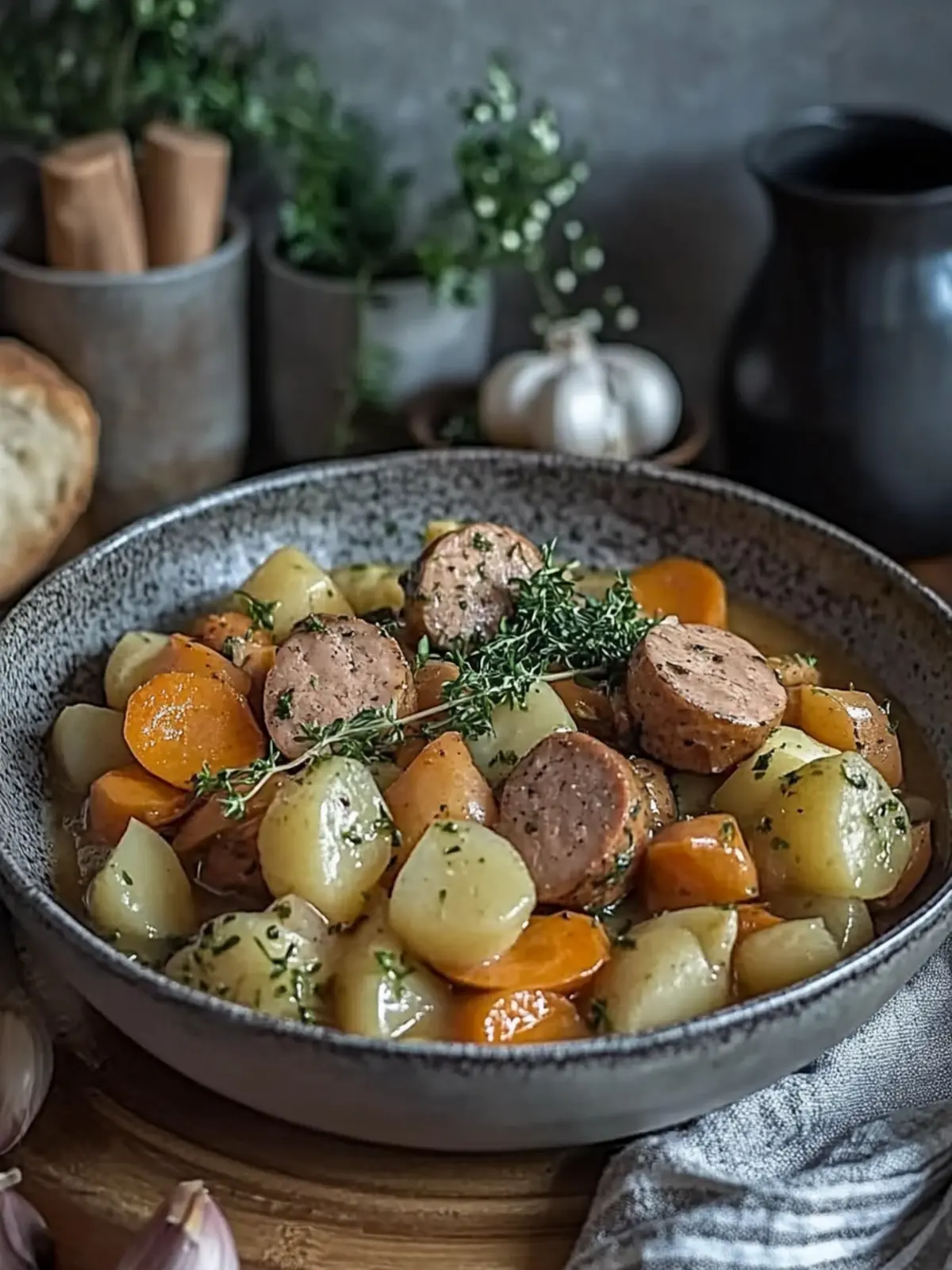 Herzhaftes Mohren-Kartoffel-Eintopf