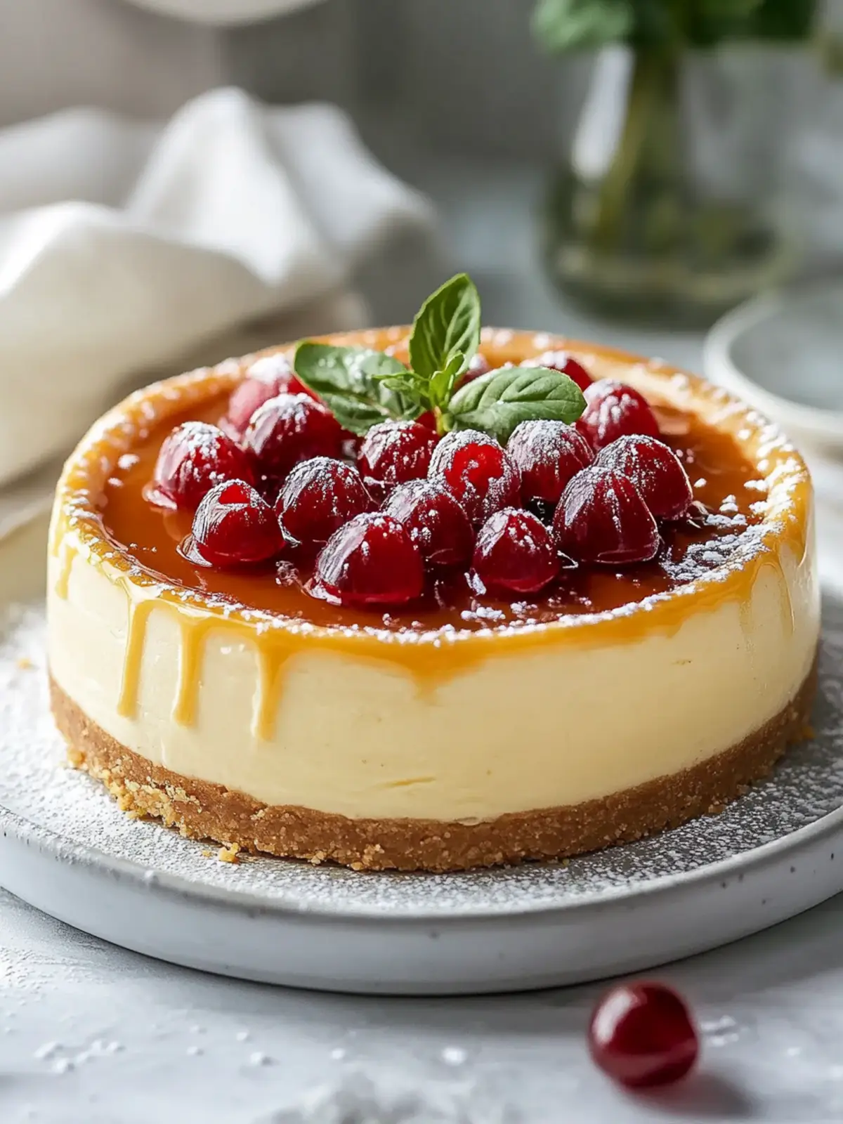 Verführerischer Millionärs-Käsekuchen