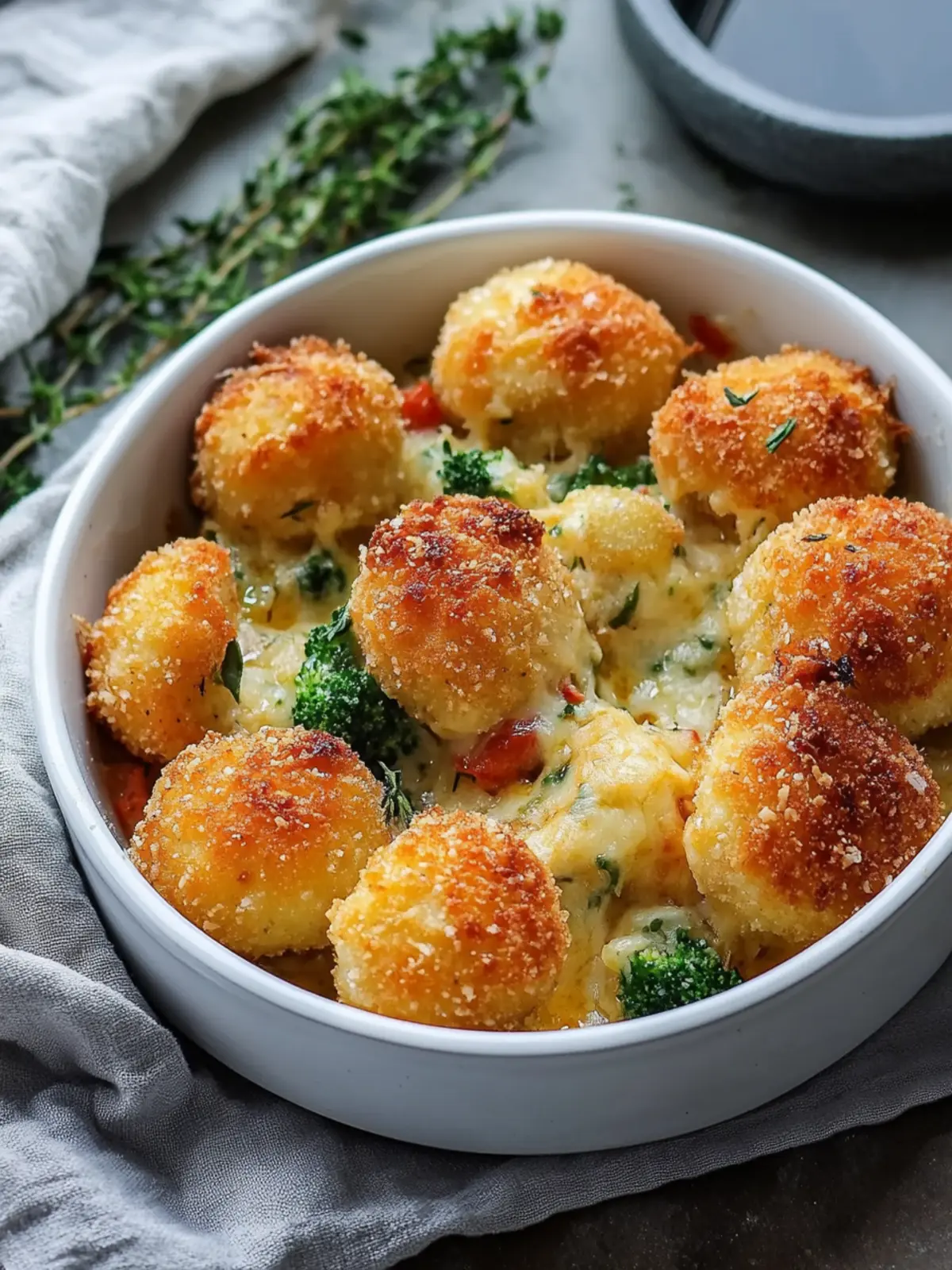 Crispy croquettes with hearty beef