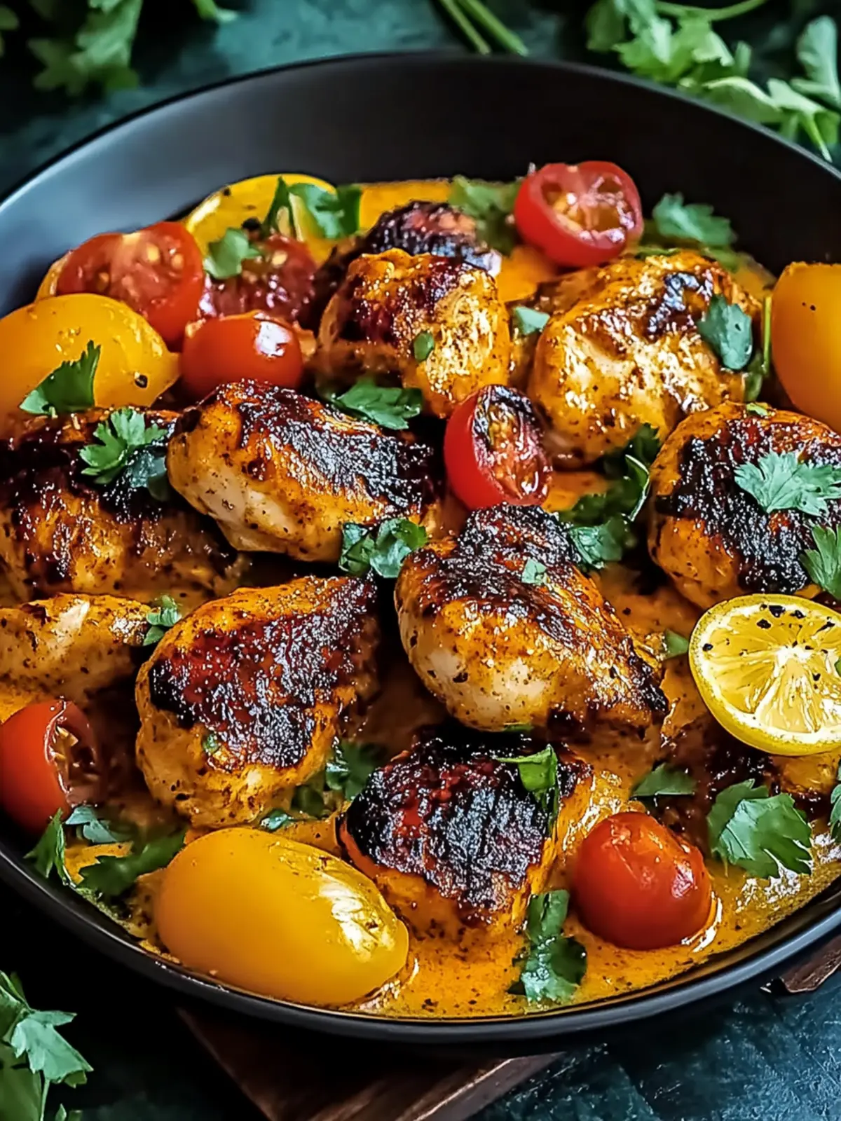 Würzig Süßes Hühnchen Diablo