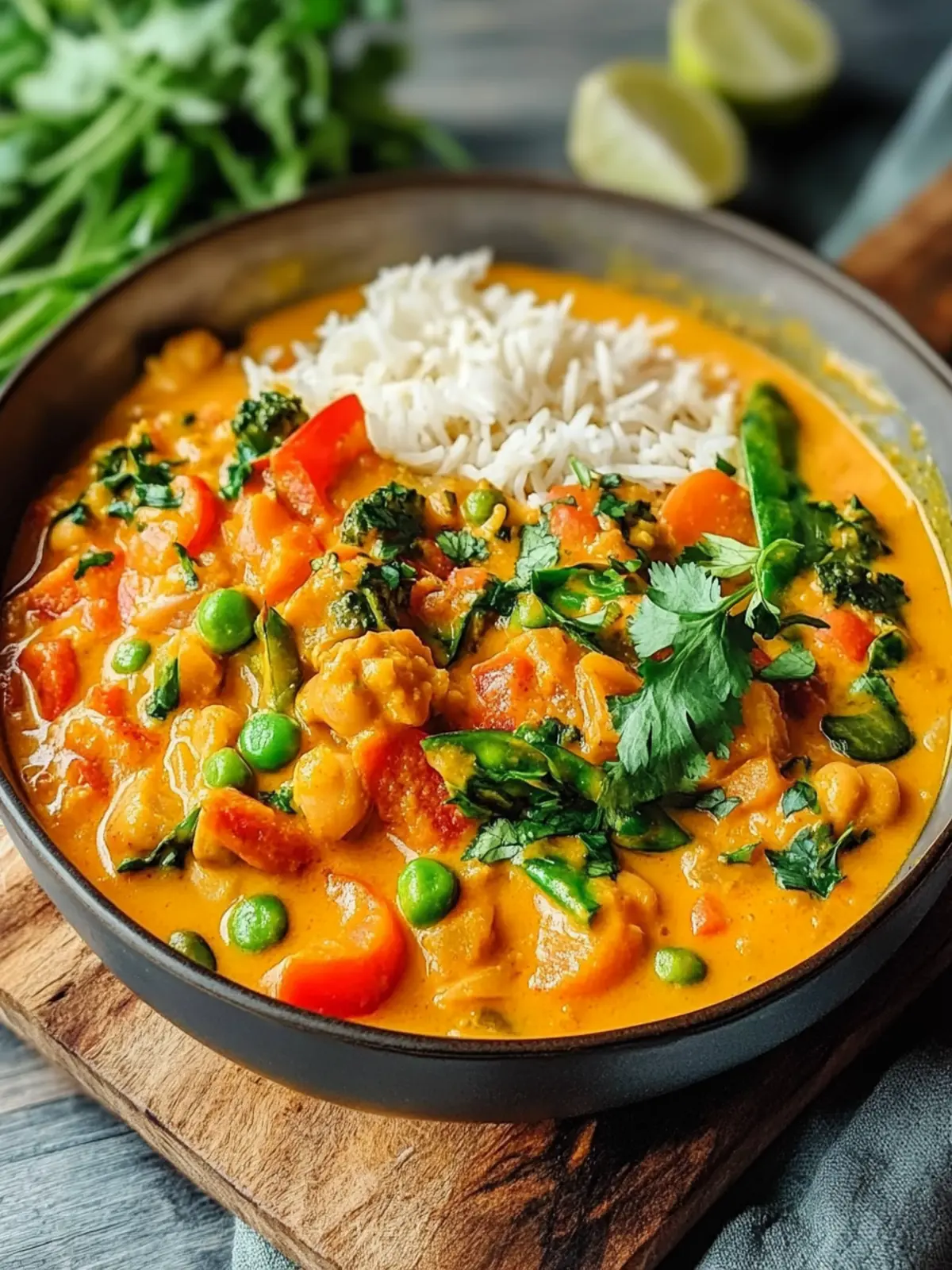 einfaches veganes Curry
