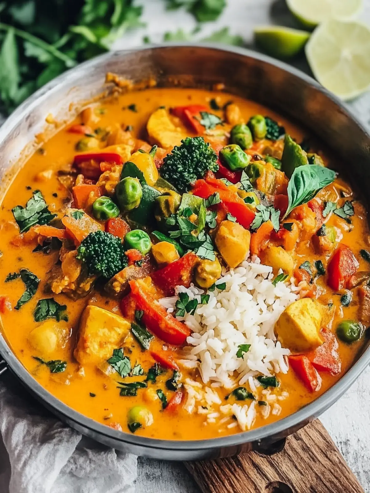 einfaches veganes Curry