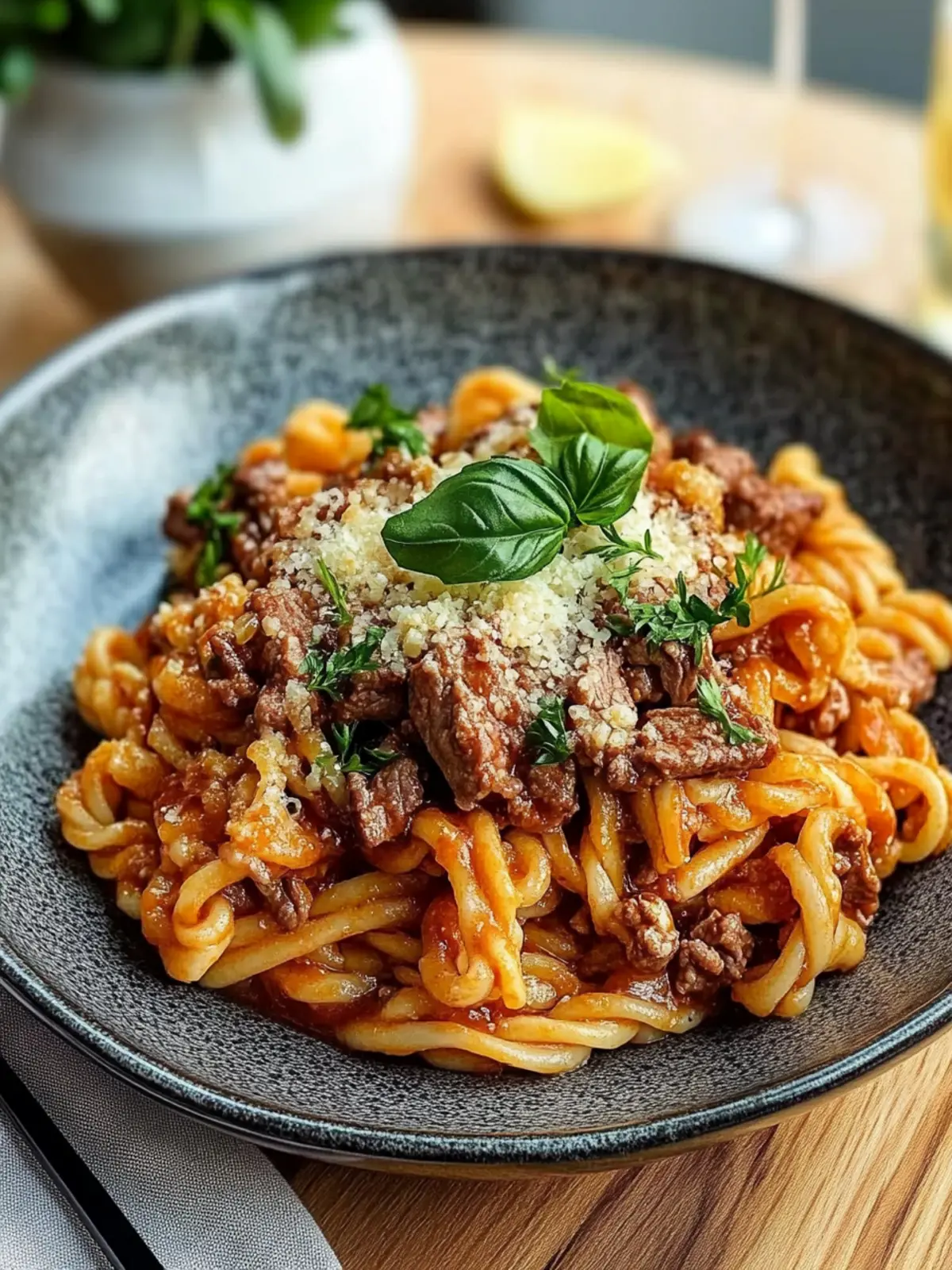 Nudelauflauf mit Hackfleisch